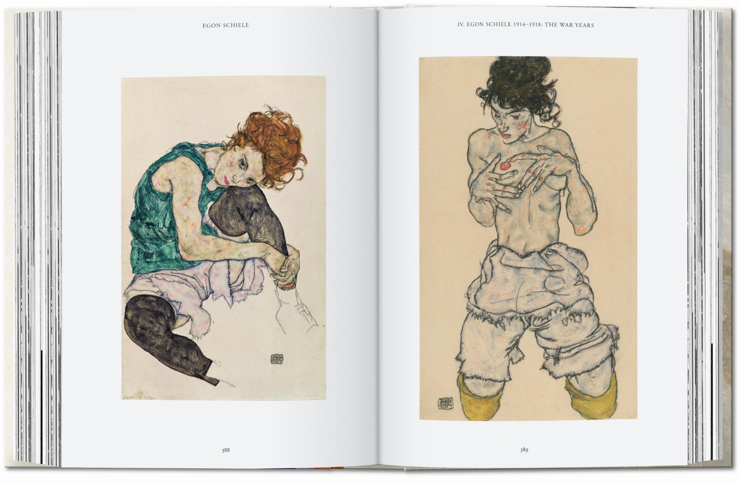 Taschen-Egon Schiele. Las pinturas. 40th Ed. (Spanish)-Art-Black-Deal-Outlet-by-ARCHIVIST