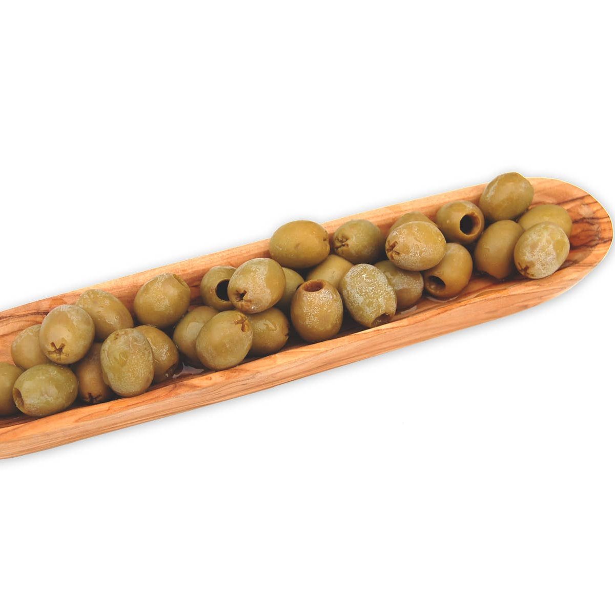 Verdancia-Olivenschiffchen aus Olivenholz (ca. 25cm)-Black-Deal-Outlet-by-ARCHIVIST