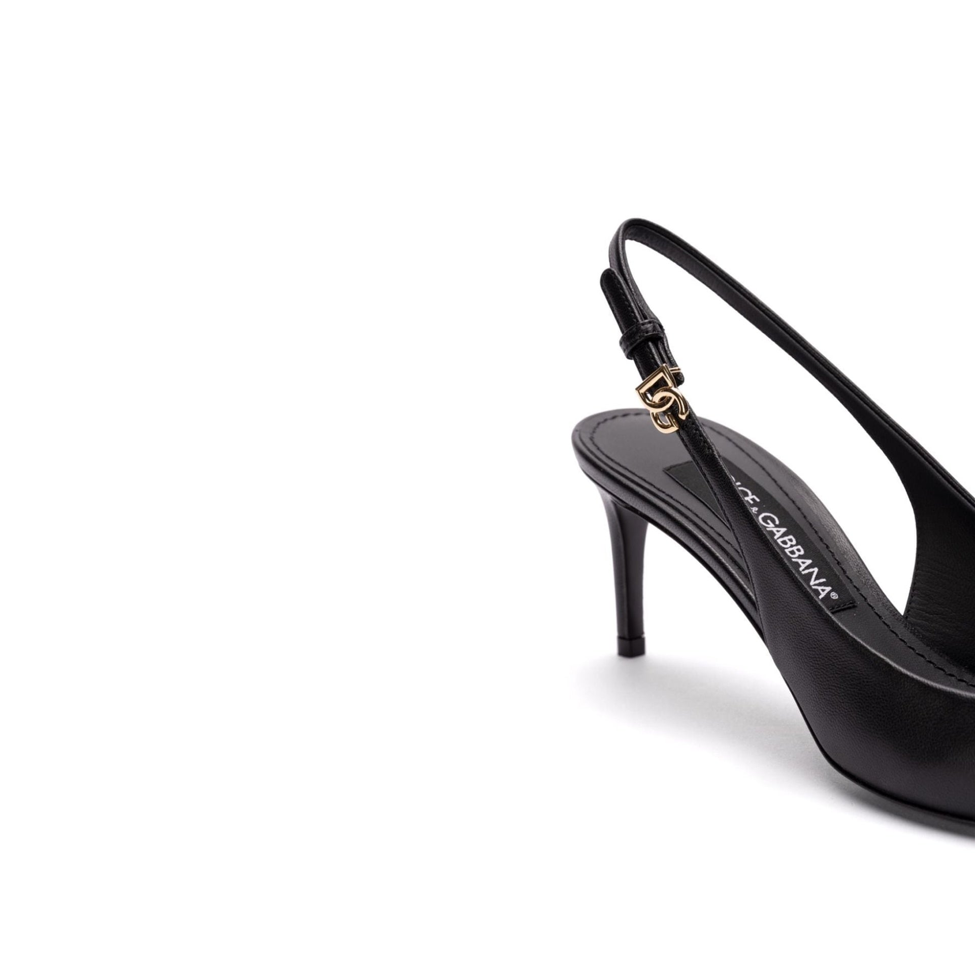Dolce & Gabbana Leather Slingback Pumps