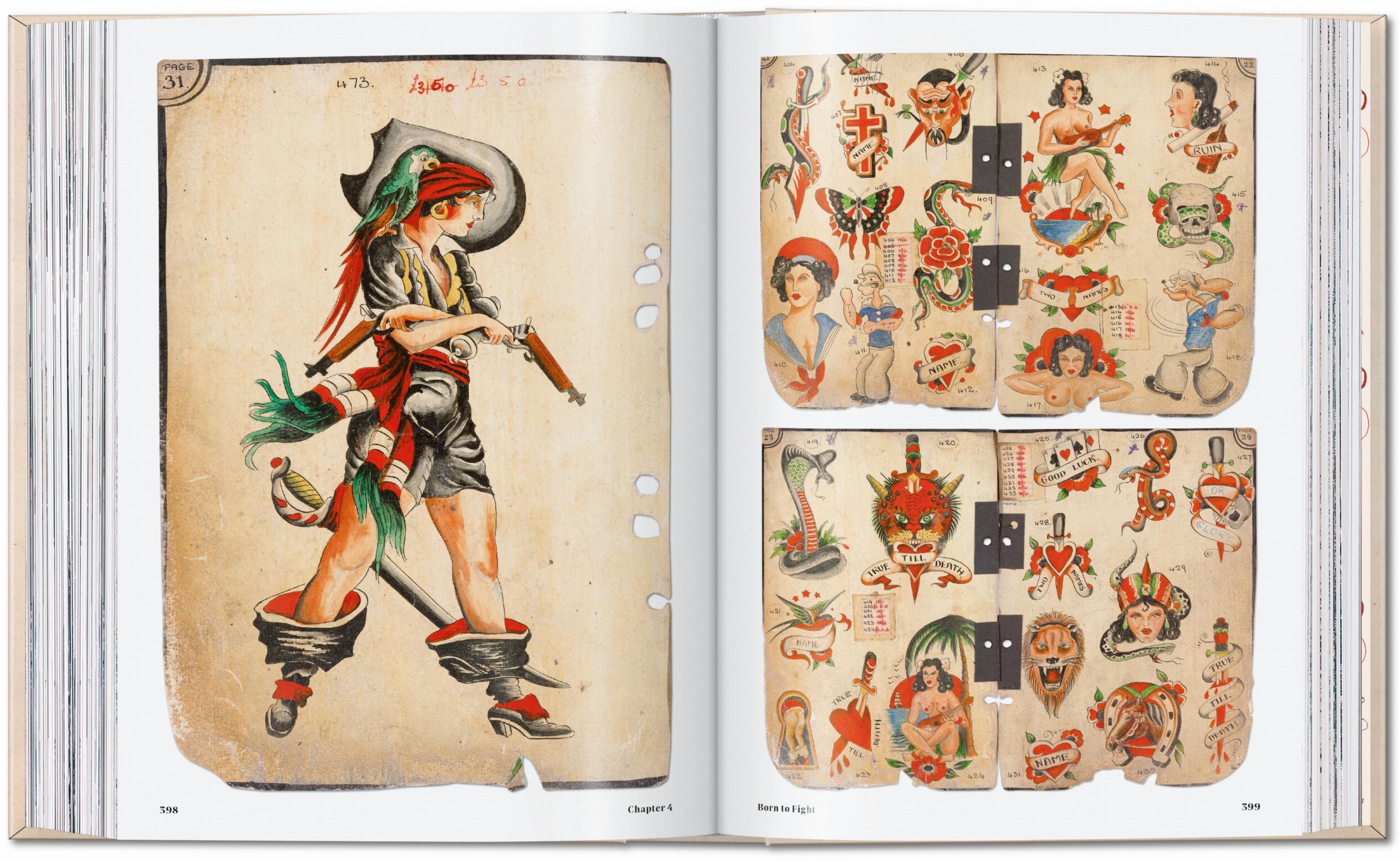 Taschen-TATTOO. 1730s-1970s. Henk Schiffmacher’s Private Collection. 45th Ed. (German, French, English)-Pop Culture-Black-Deal-Outlet-by-ARCHIVIST