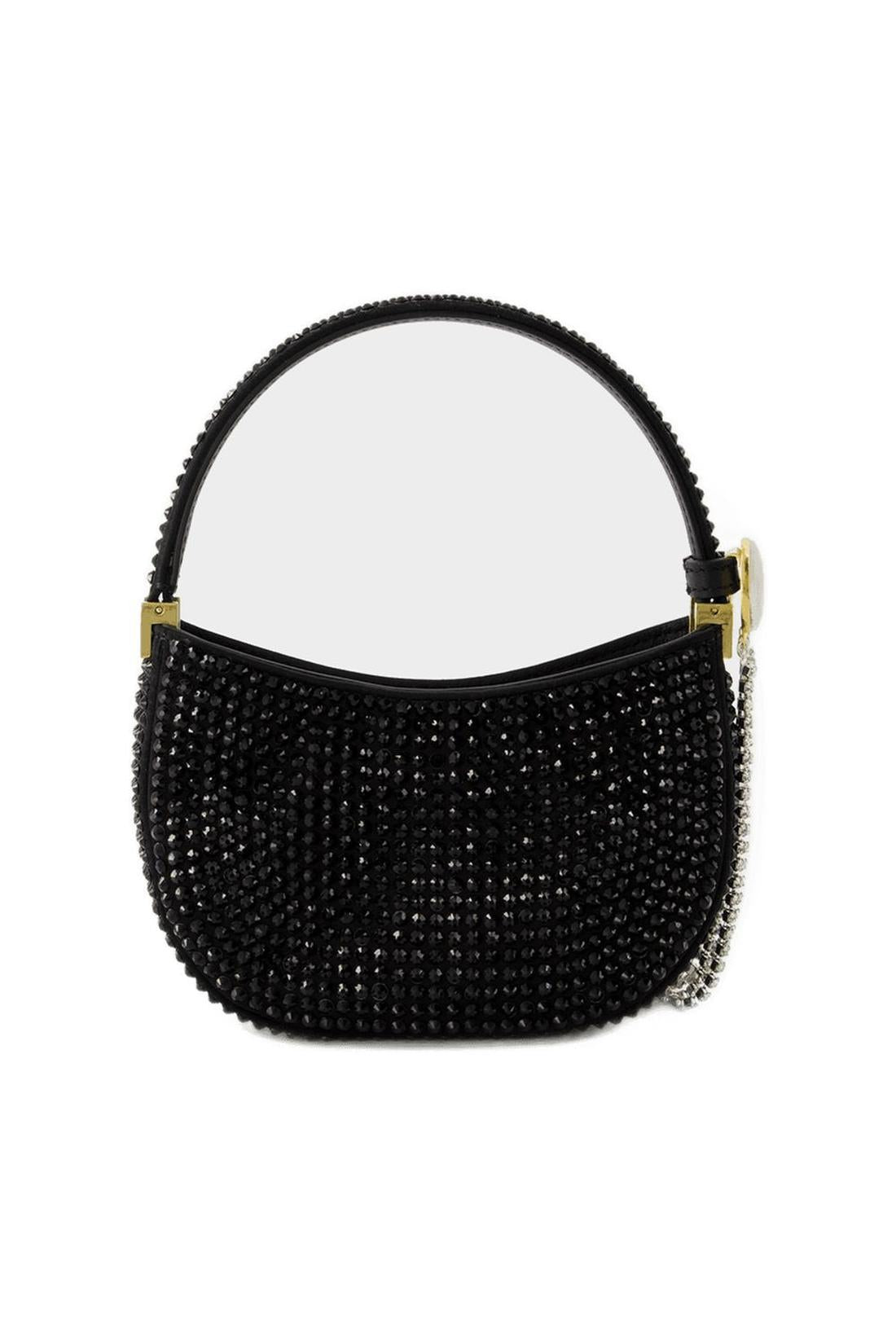 Hobo Bag Micro Vesna Crystal - Magda Butrym - Kristall - Schwarz