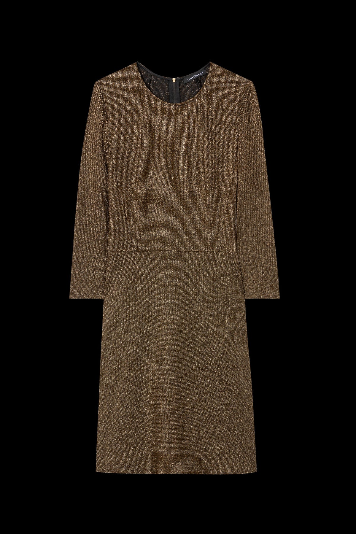 Kleid mit Metallic-Effekt