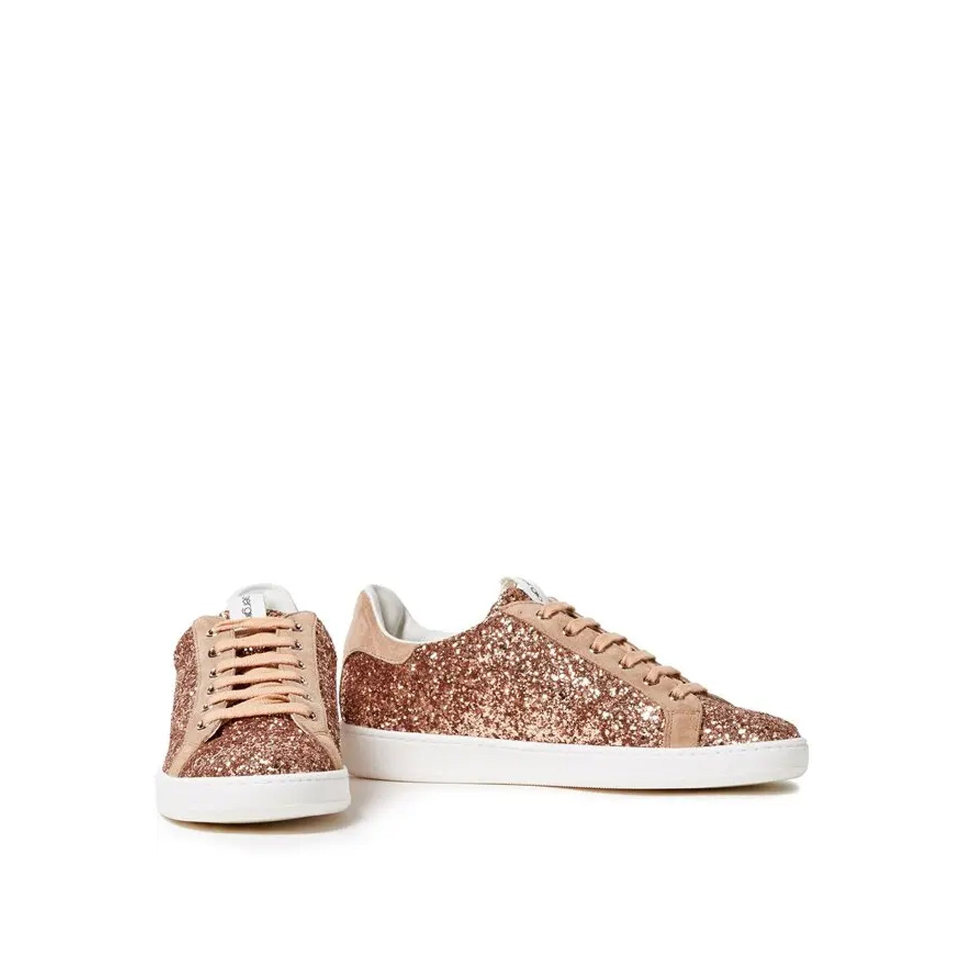 Sergio Rossi Glittered Woven Sneakers