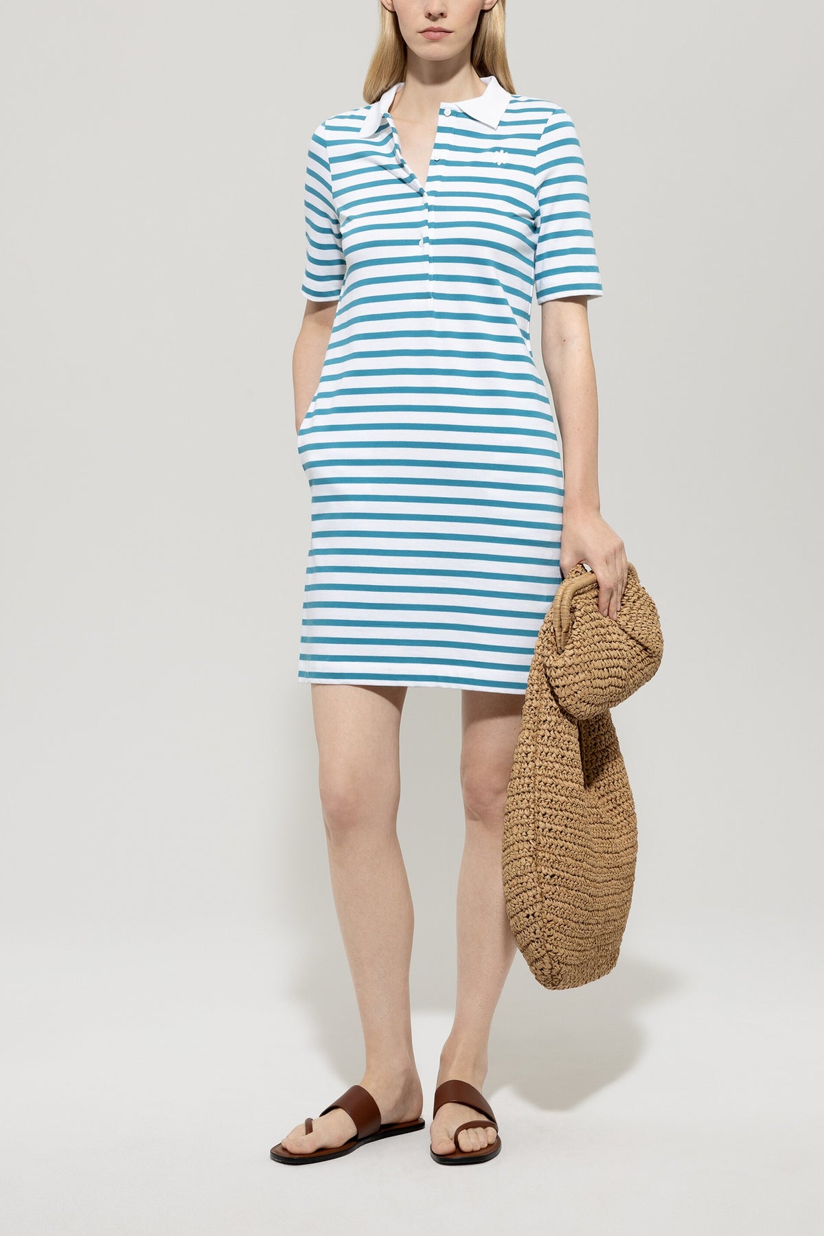 Streifen-Polokleid
