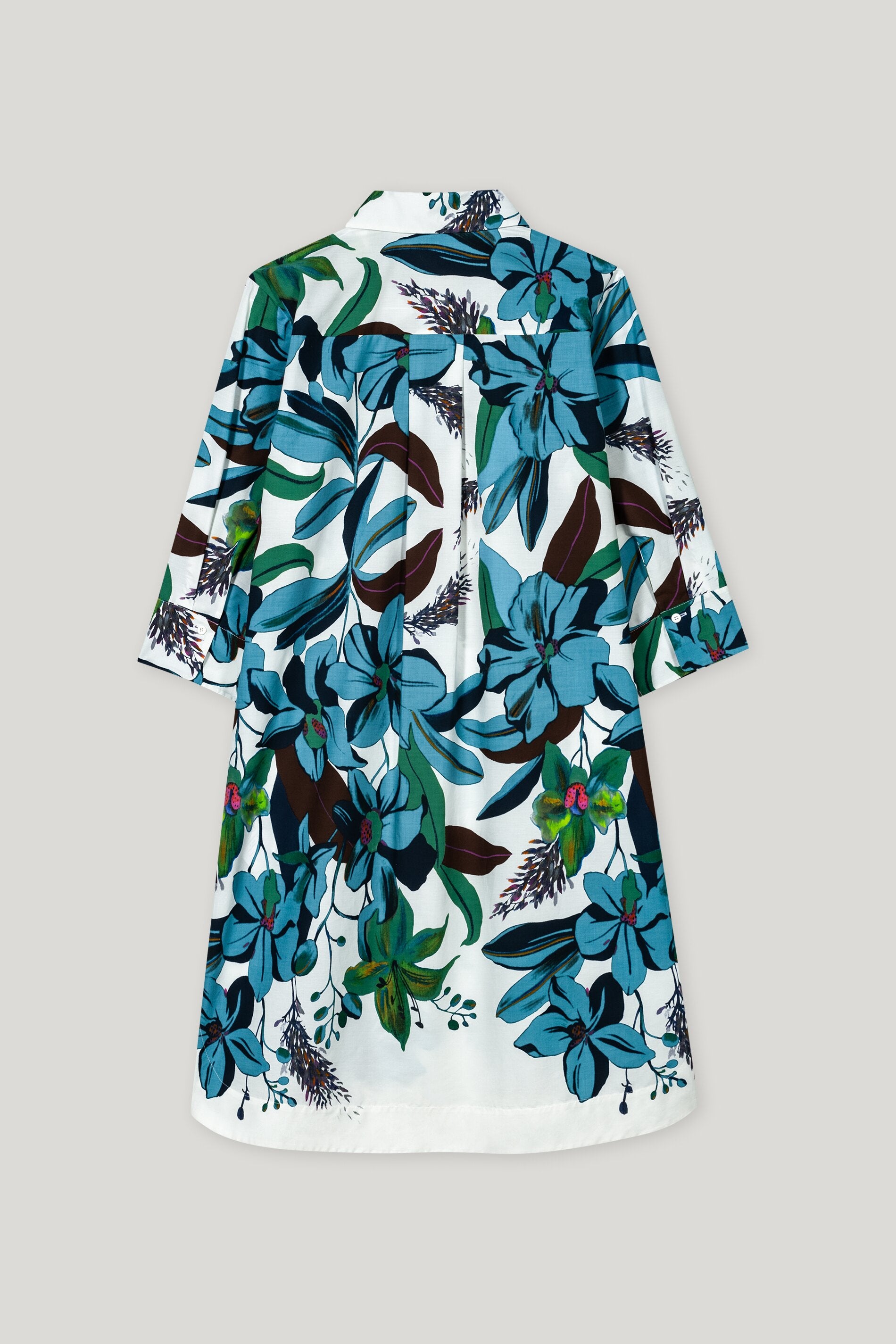 Hemdkleid mit Hawaii-Print