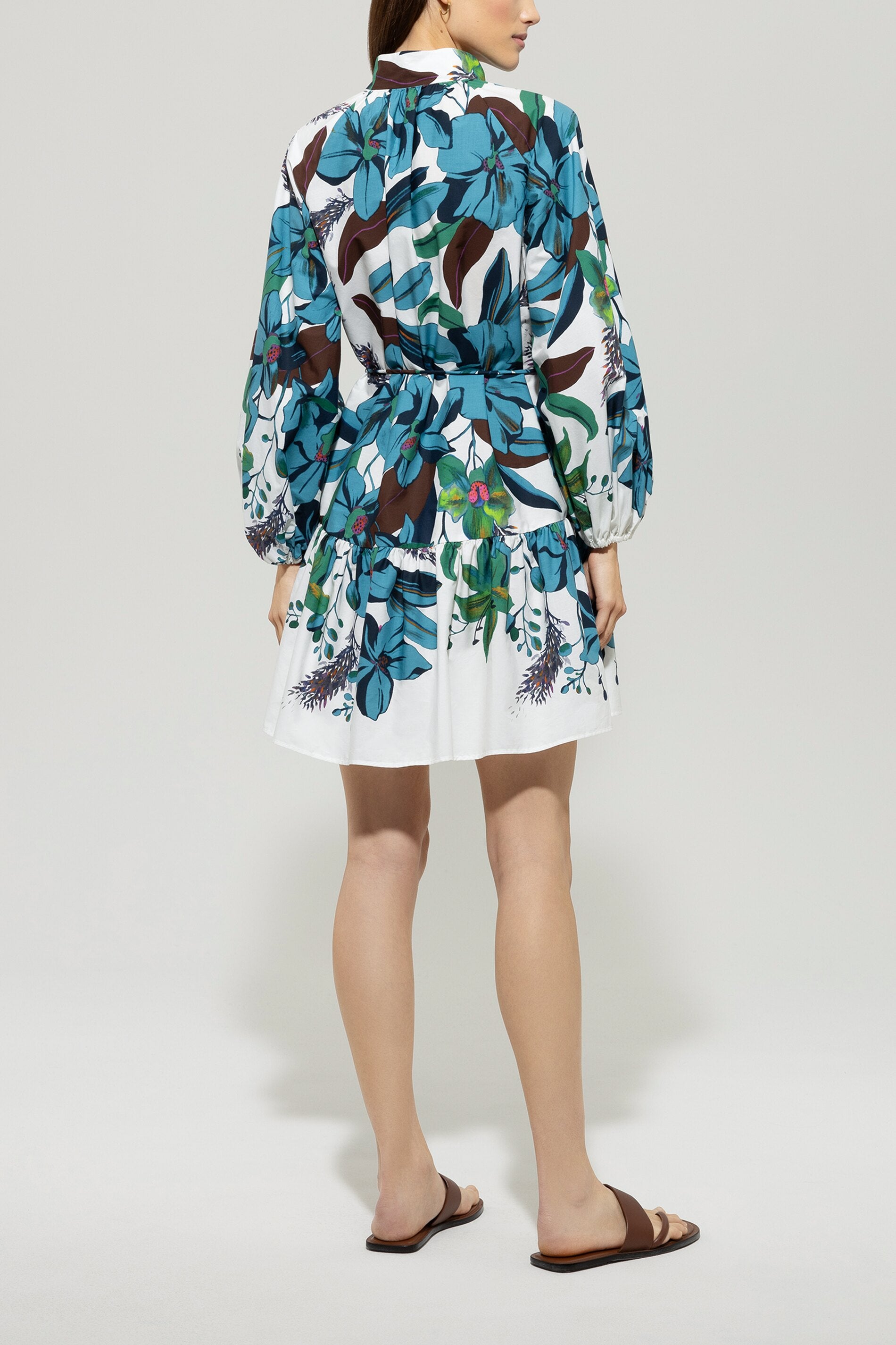 Minikleid mit Hawaii-Print