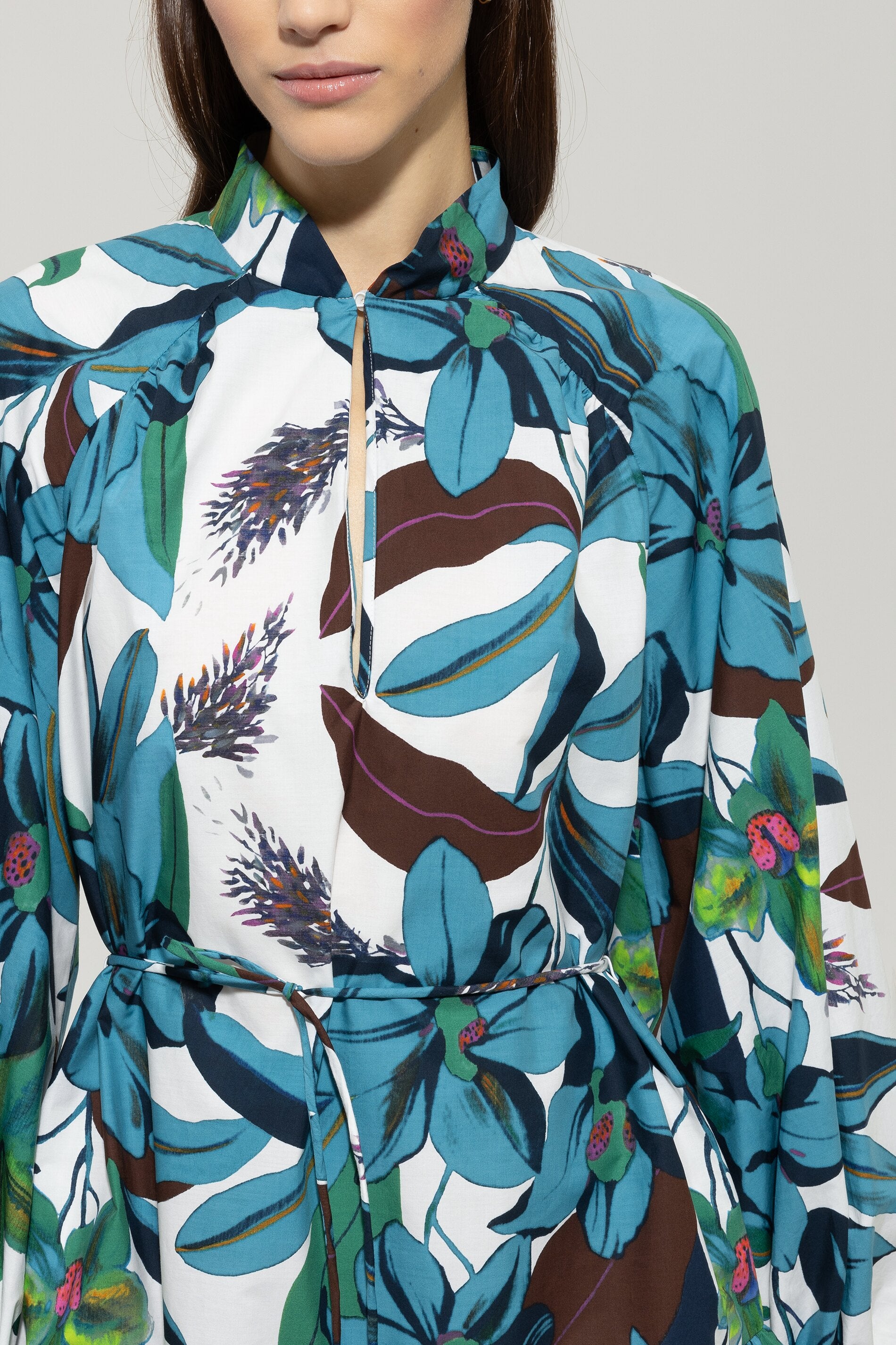 Minikleid mit Hawaii-Print