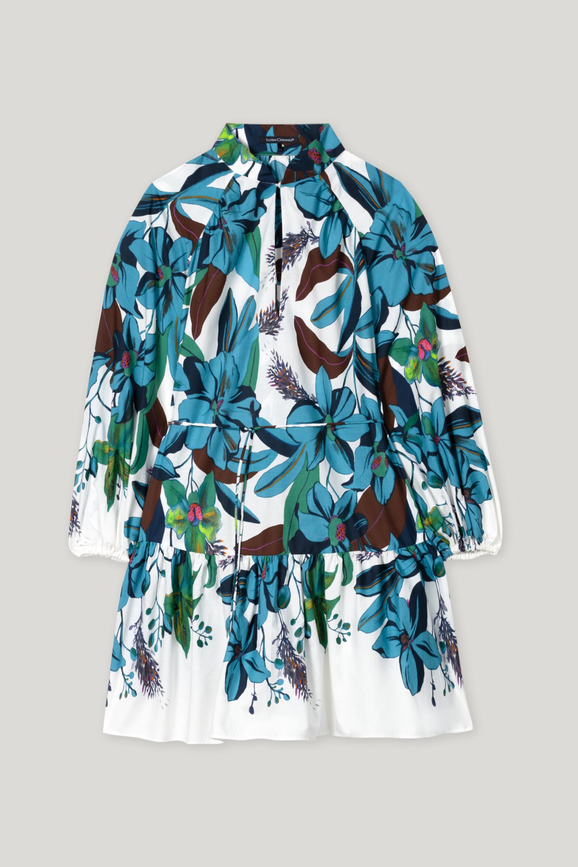 Minikleid mit Hawaii-Print
