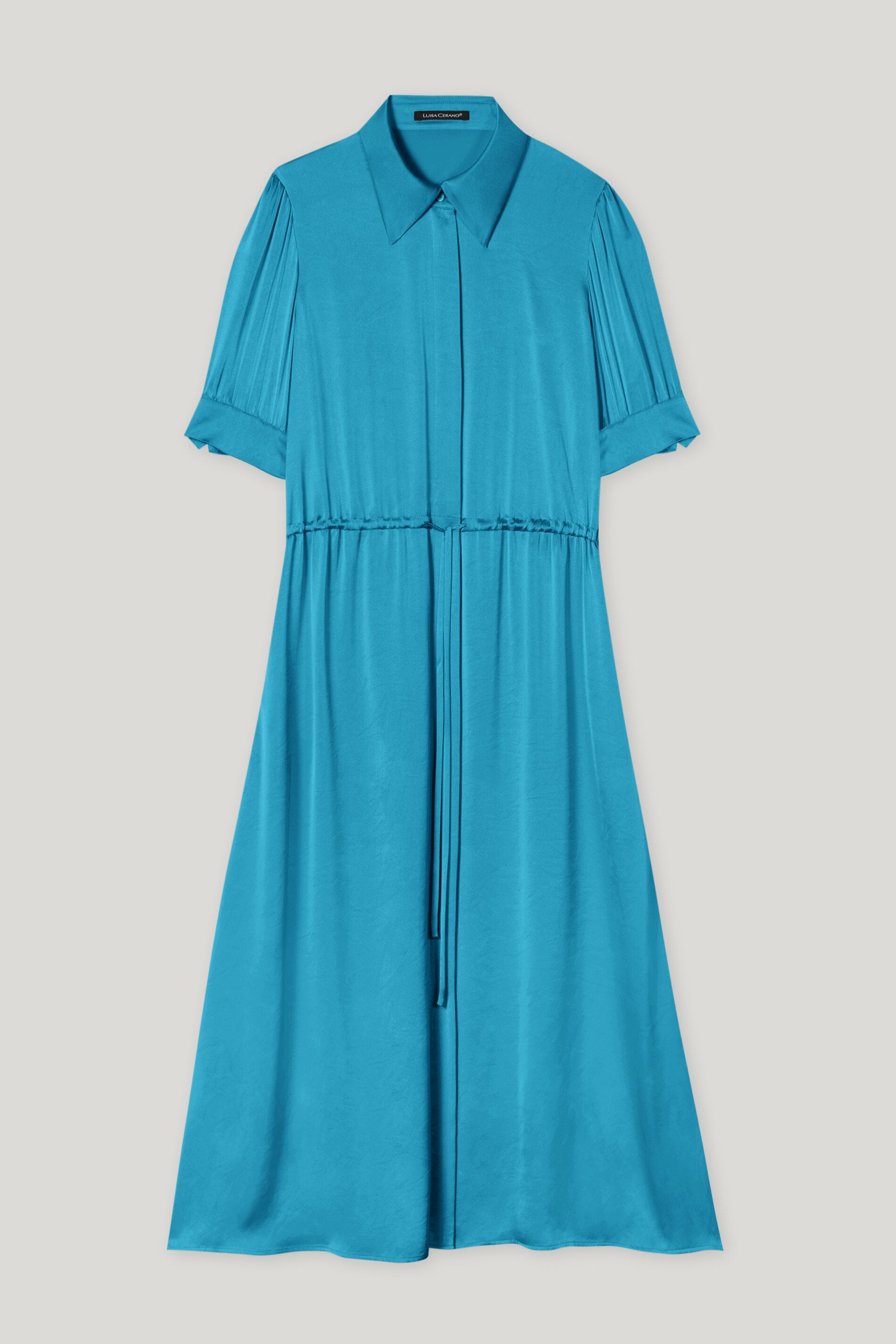 Volants-Hemdblusenkleid