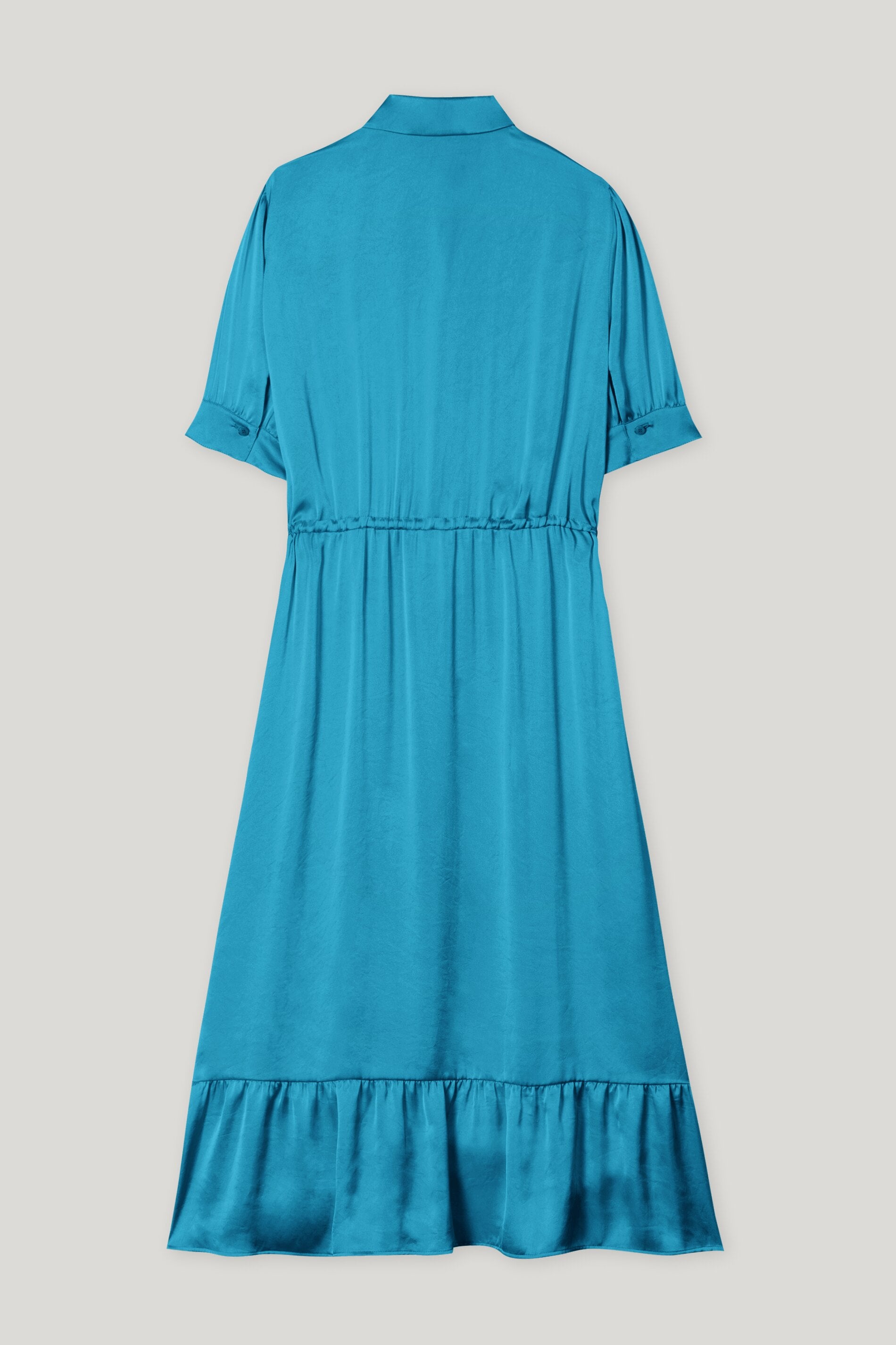 Volants-Hemdblusenkleid