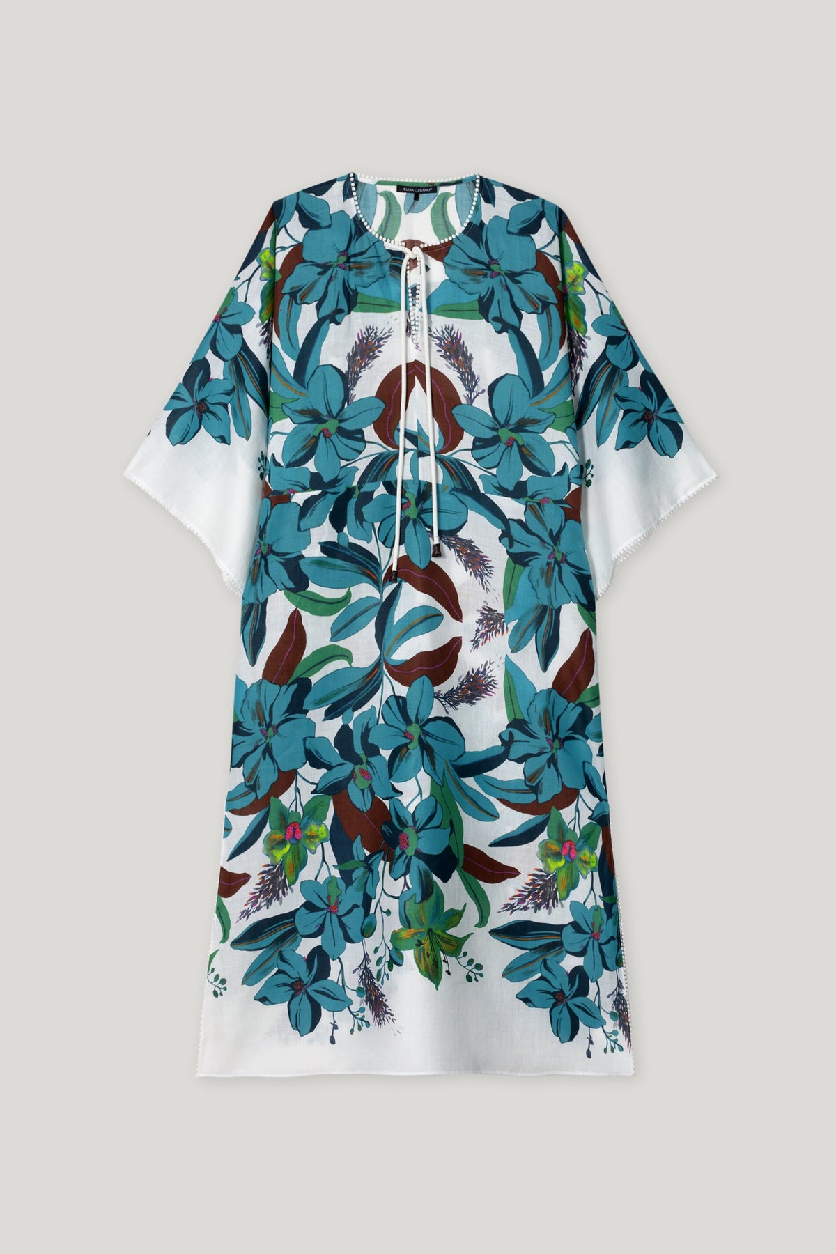 Tunikakleid mit Hawaii-Print