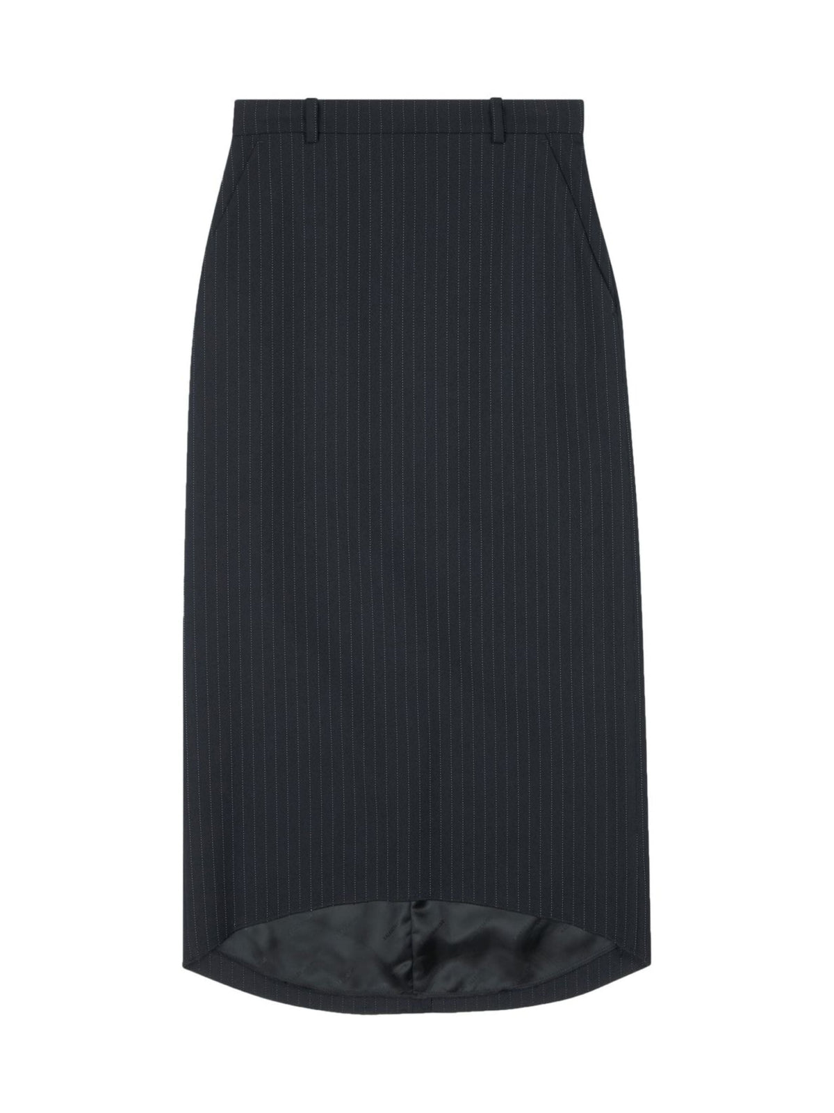 Balenciaga-OUTLET-SALE-Hourglass Pinstripe Pencil Skirt-ARCHIVIST