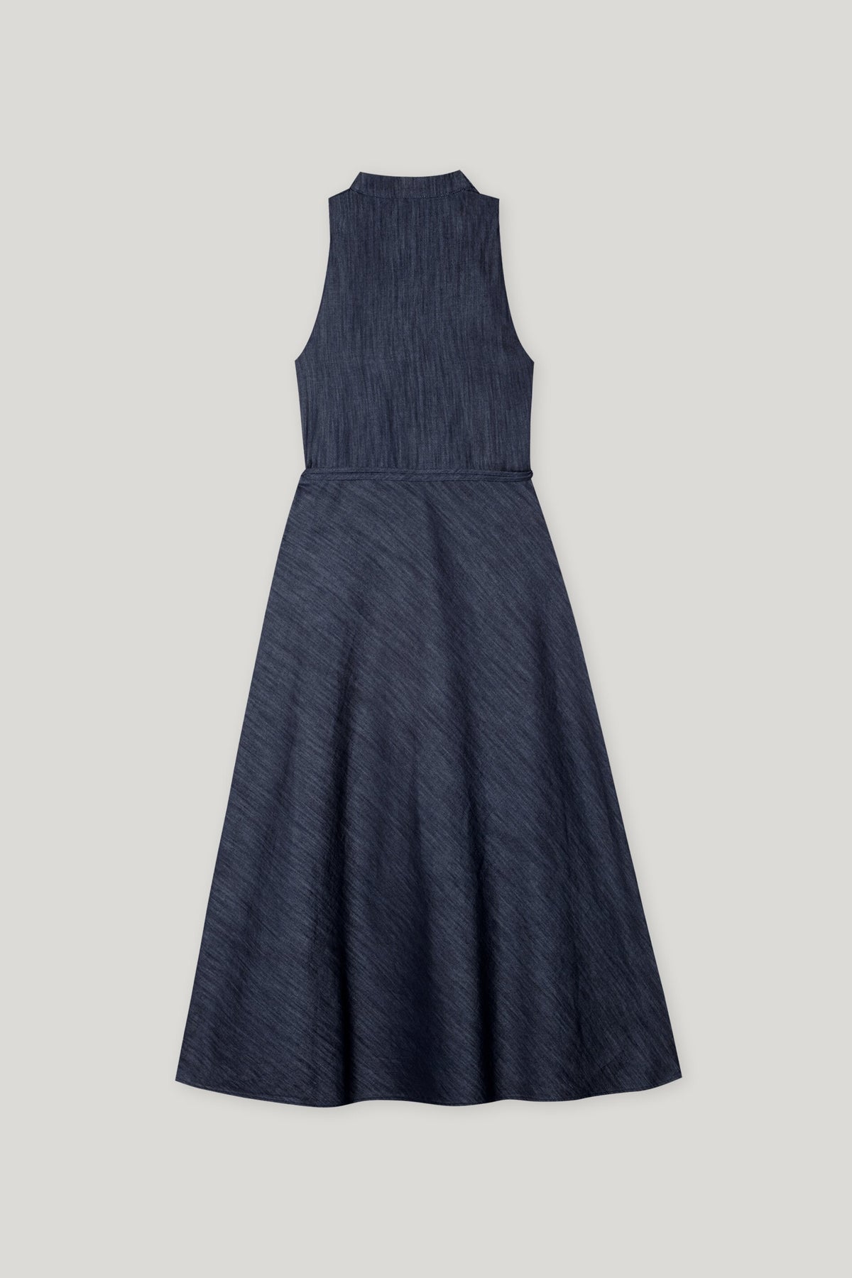 Denimkleid mit Bindeband
