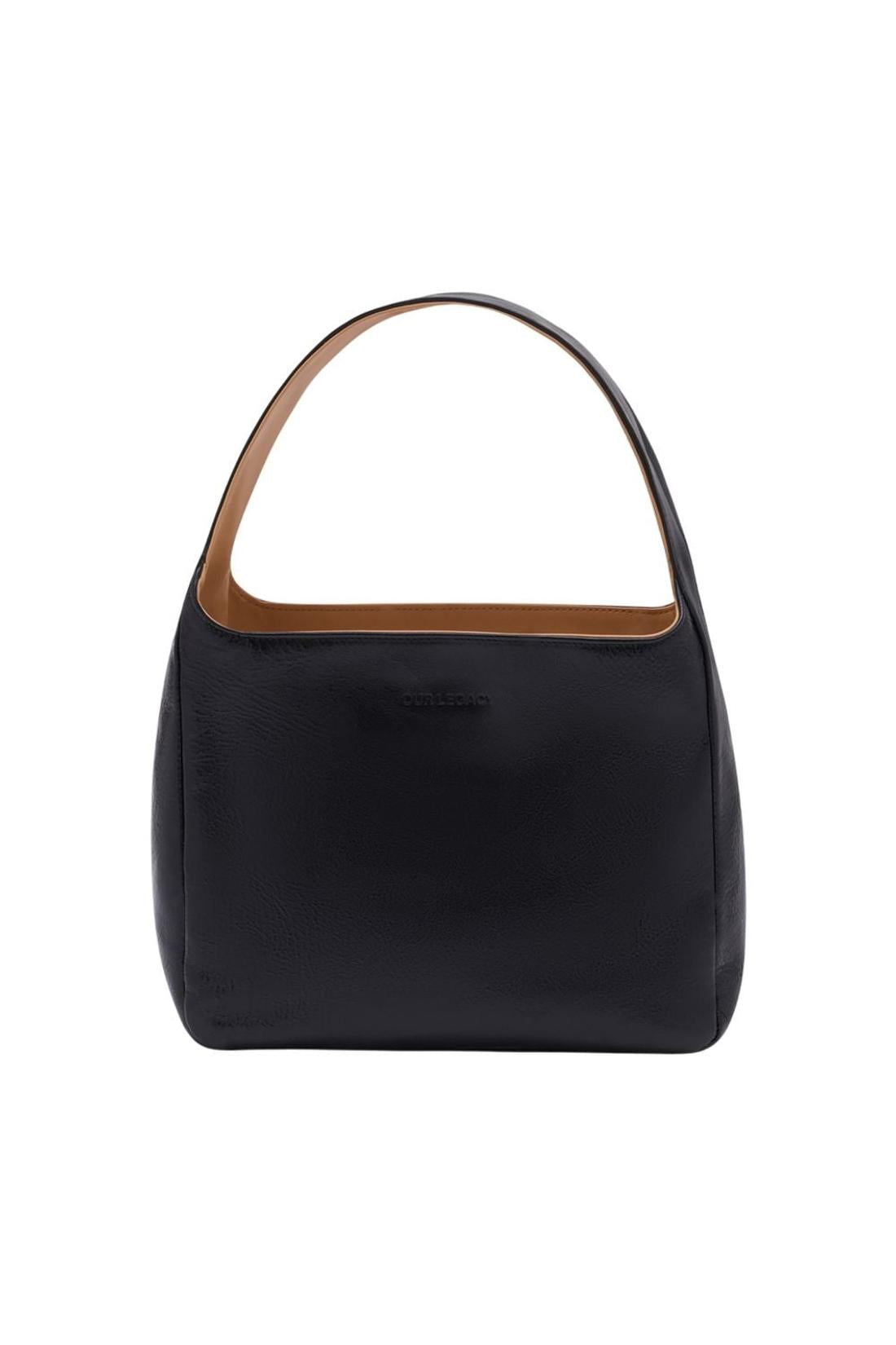 Schultertasche Brick - OUR LEGACY - Leder - Schwarz-Taschen-Our Legacy-One size-black-ARCHIVIST