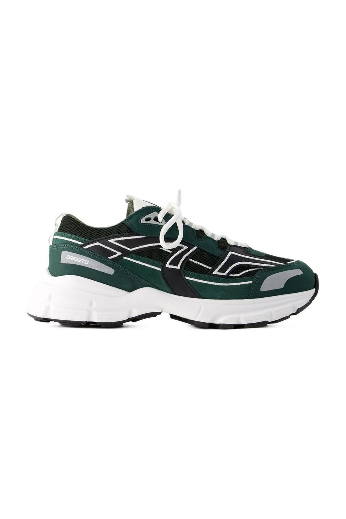 Marathon R Trail Sneakers - Axel Arigato - Leather - Green/Black