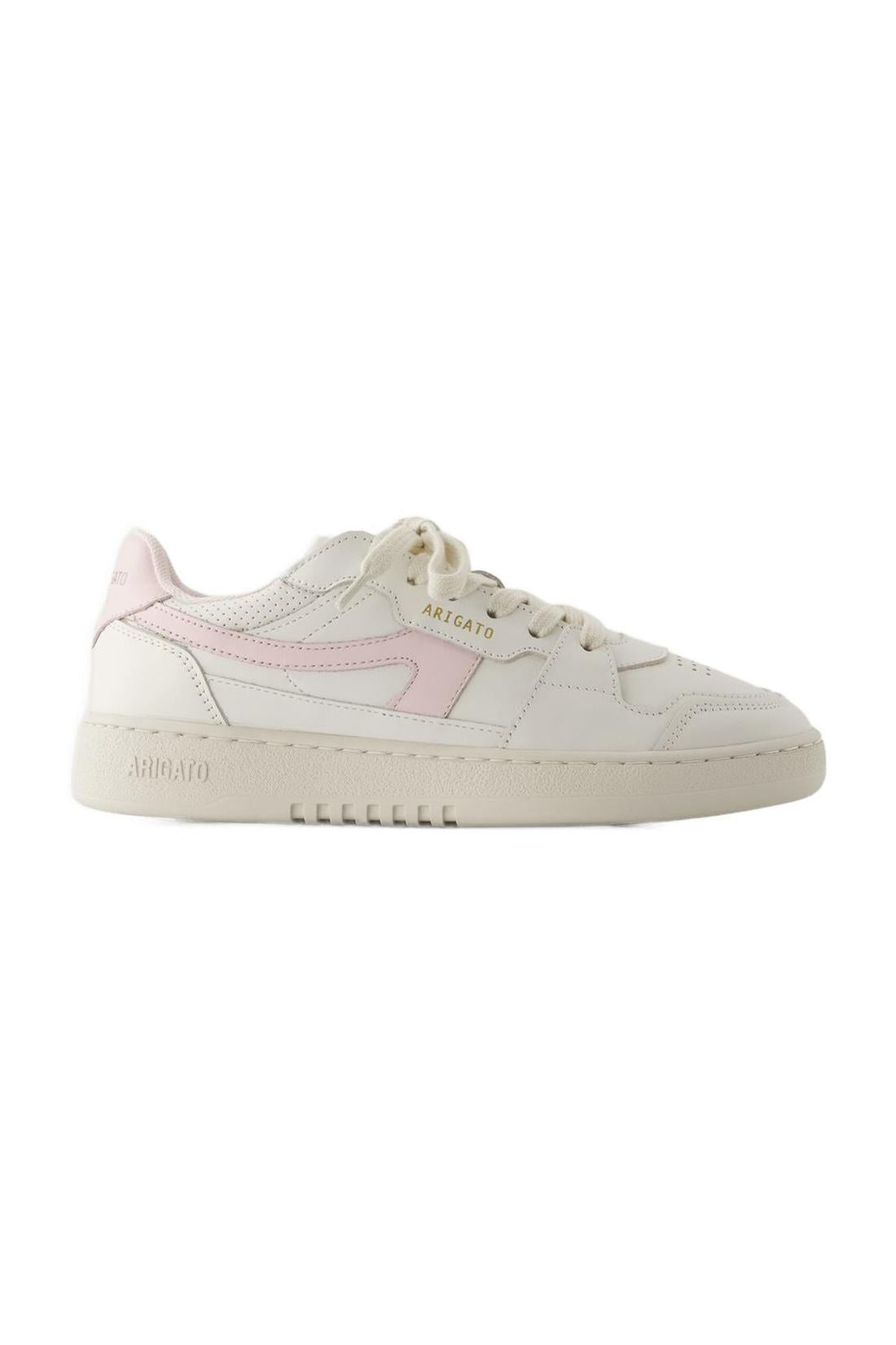 Dice Stripe Sneakers - Axel Arigato - Leather - White/Pink