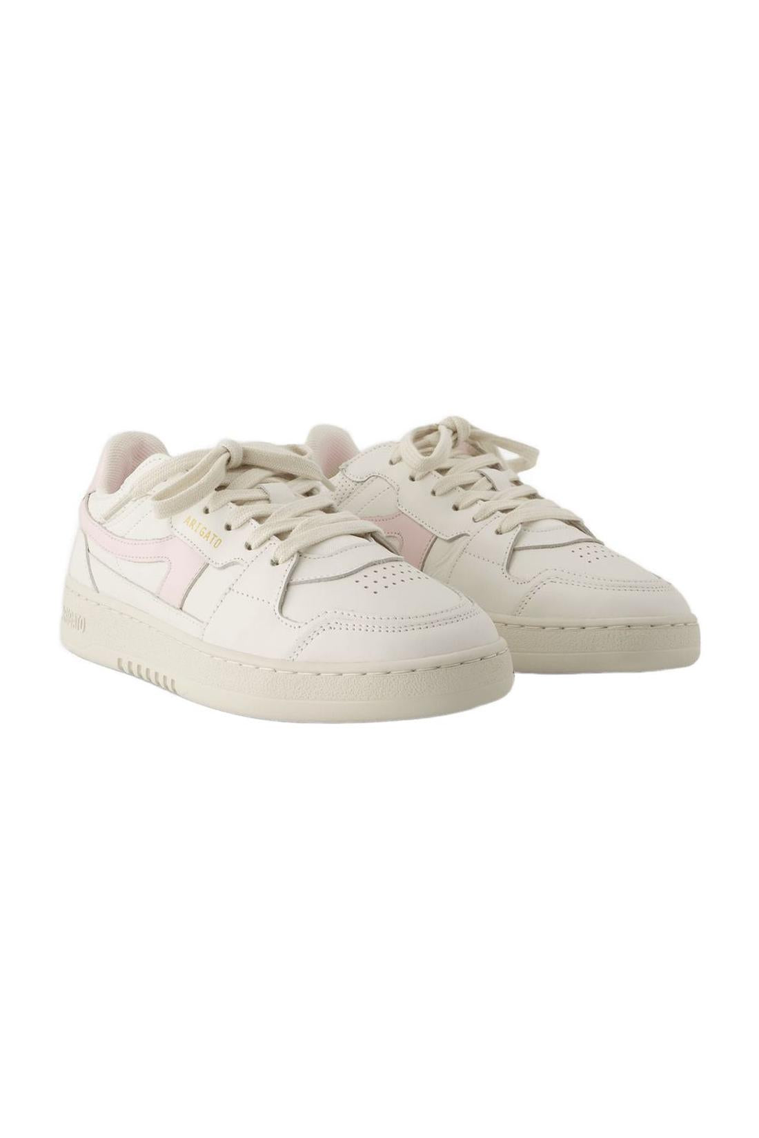 Dice Stripe Sneakers - Axel Arigato - Leather - White/Pink