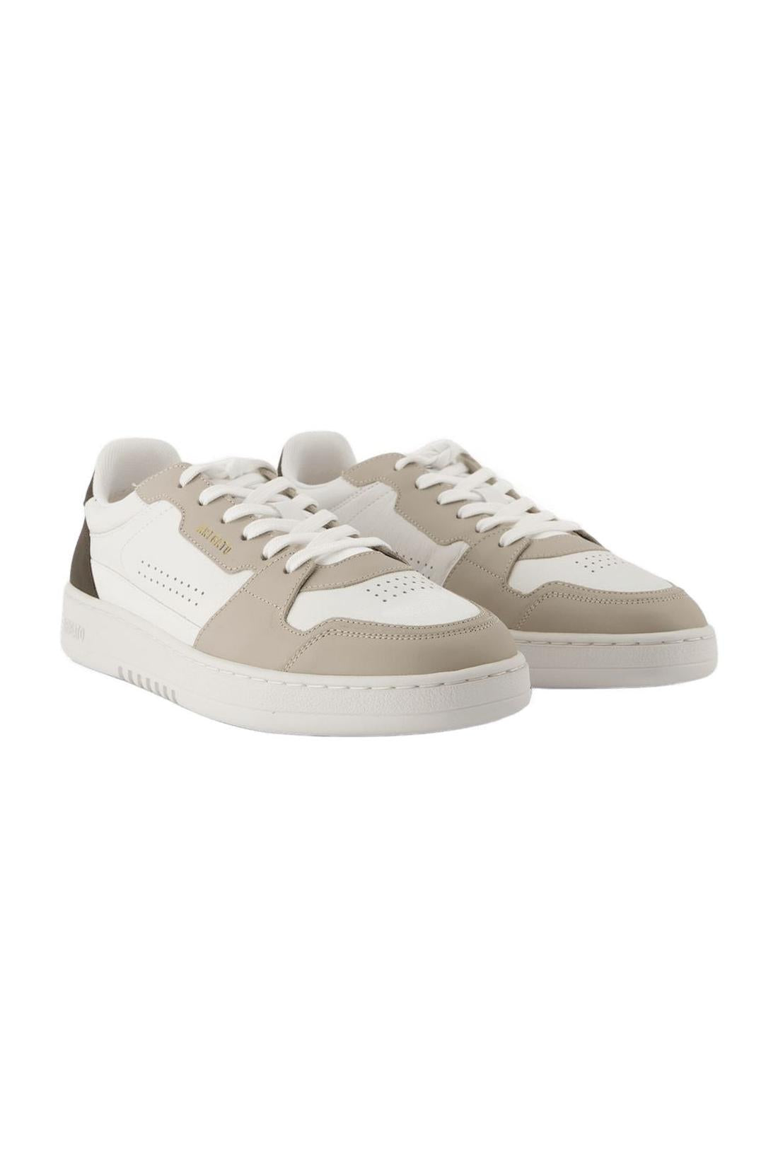 Sneakers Dice Lo - Axel Arigato - Leder - Weiß/Dunkelbraun-Sneaker-Axel Arigato-ARCHIVIST