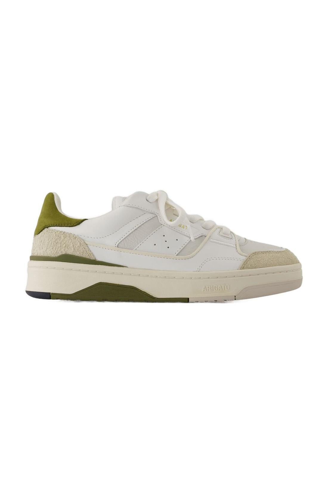 Clay Sneakers - Axel Arigato - Leather - White/Green