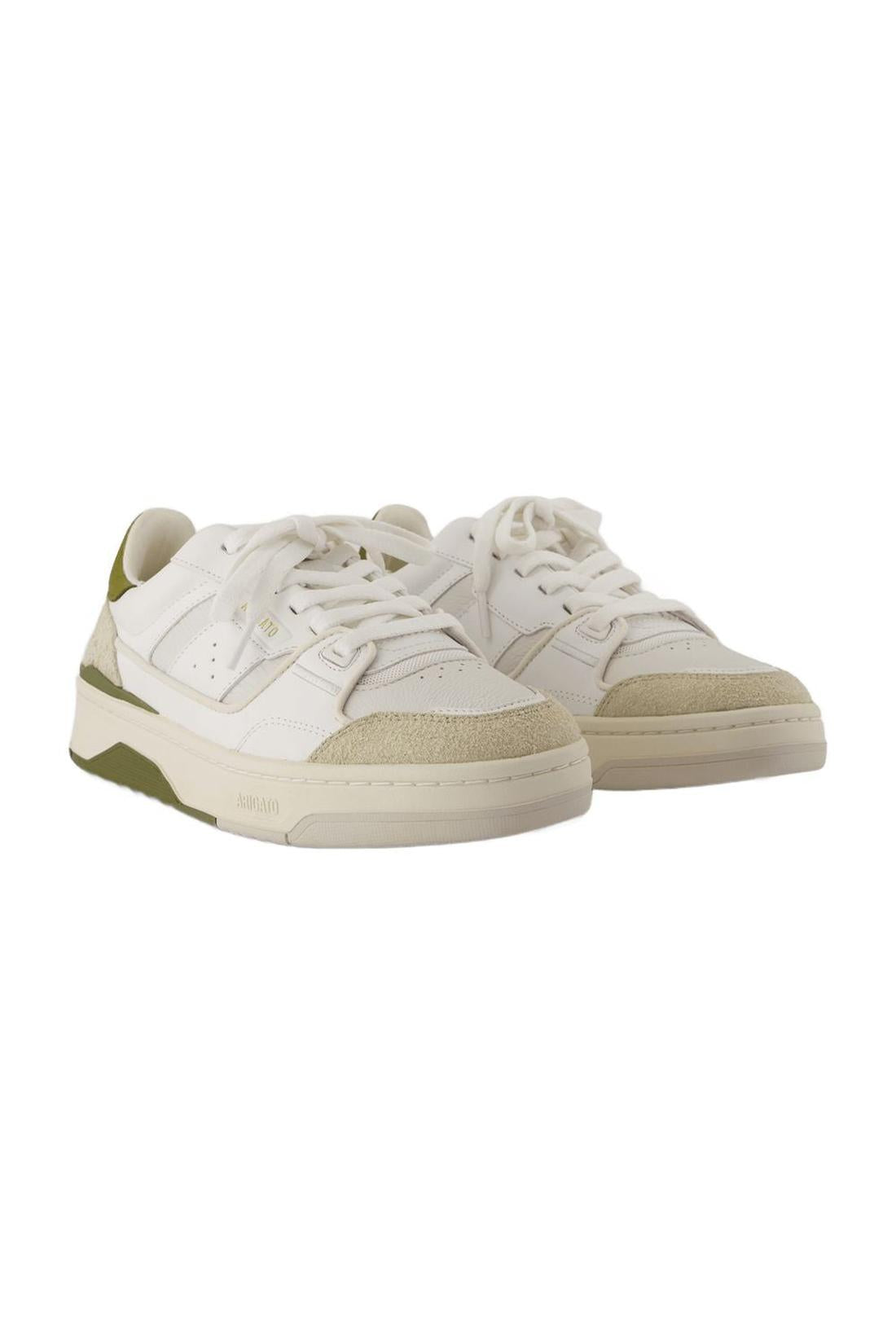 Clay Sneakers - Axel Arigato - Leather - White/Green
