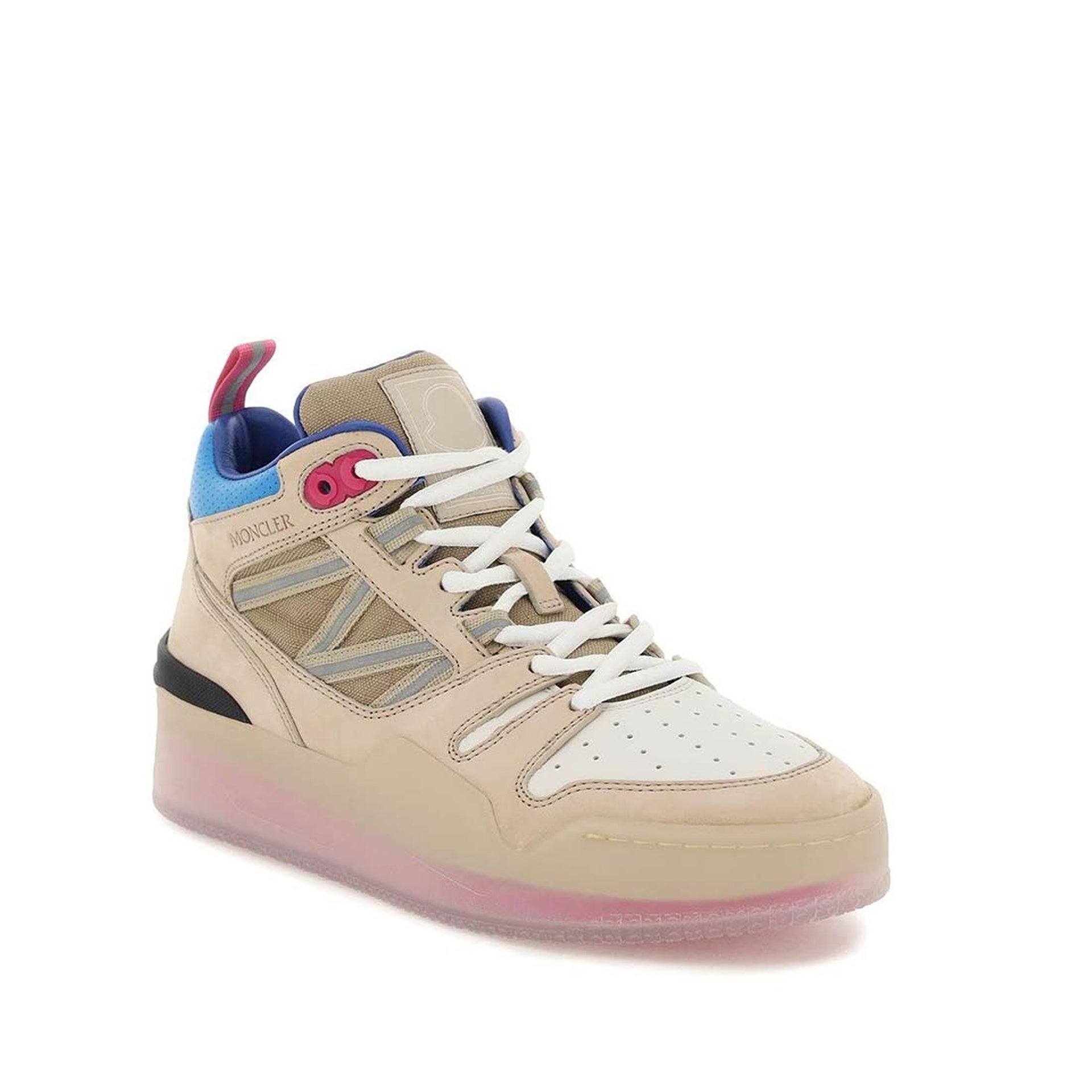Moncler-Moncler Multi Color Pivot Sneakers-WOMEN SHOES-Black-Deal-Outlet-by-ARCHIVIST