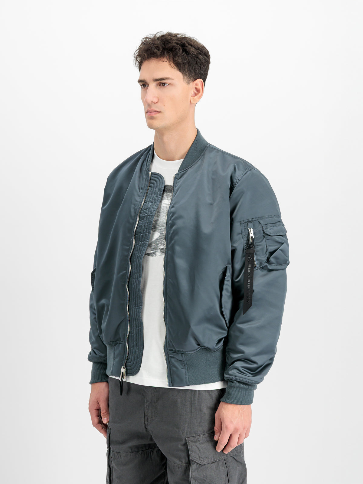 MA-1 Base Flight UV Loose Bomber Jacket