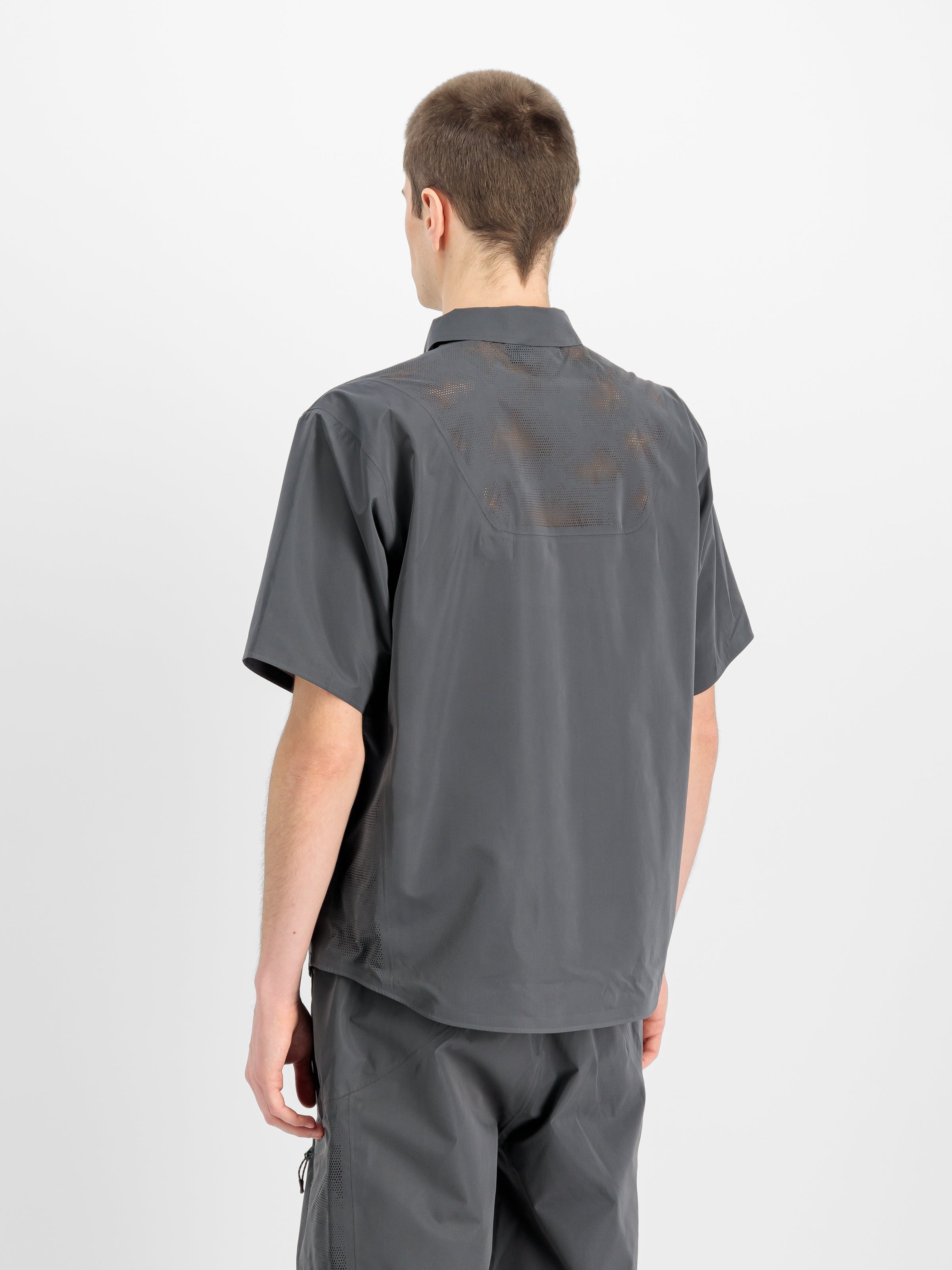 Short Sleeve Laser Cut Shirt