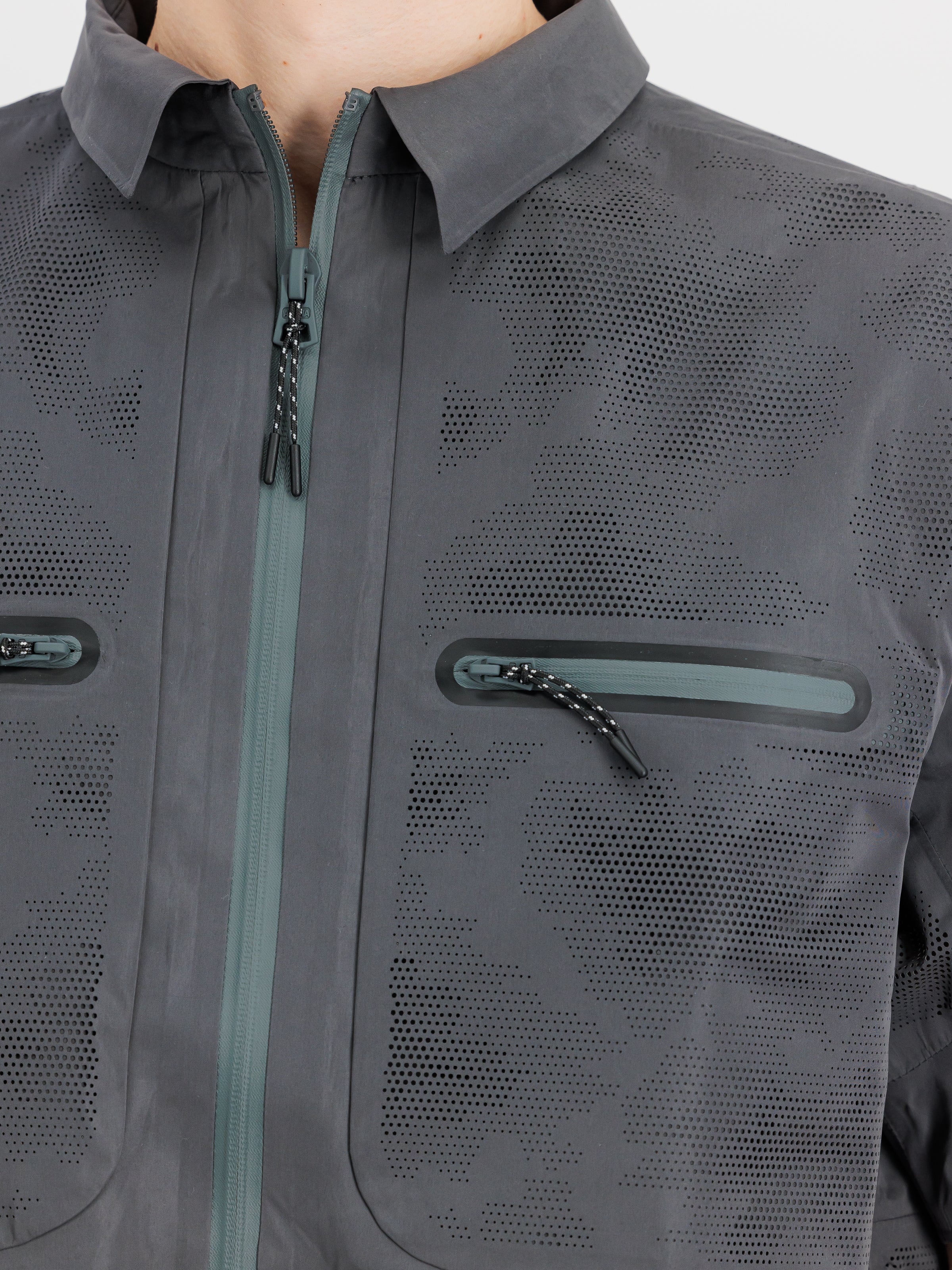 Short Sleeve Laser Cut Shirt