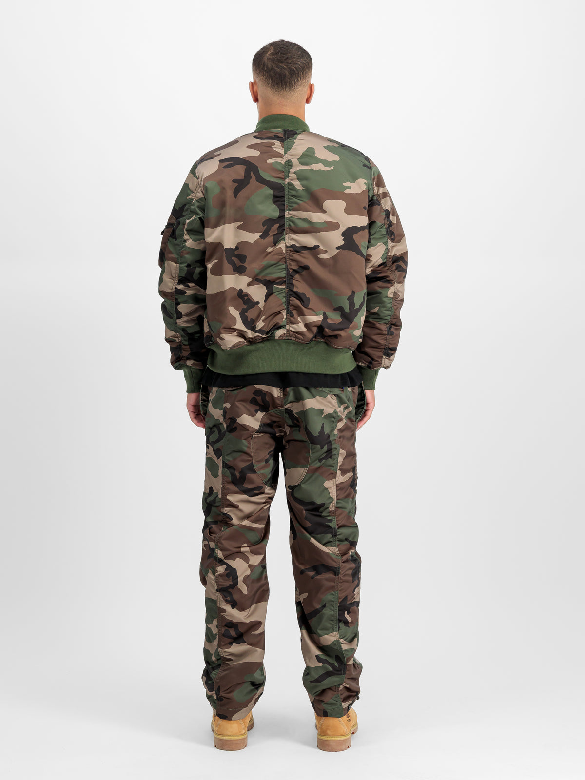 MA-1 Nylon Camo Loose Pant