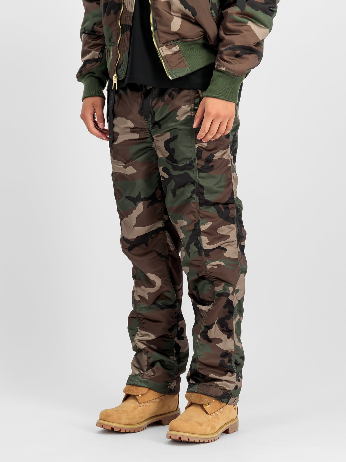 MA-1 Nylon Camo Loose Pant
