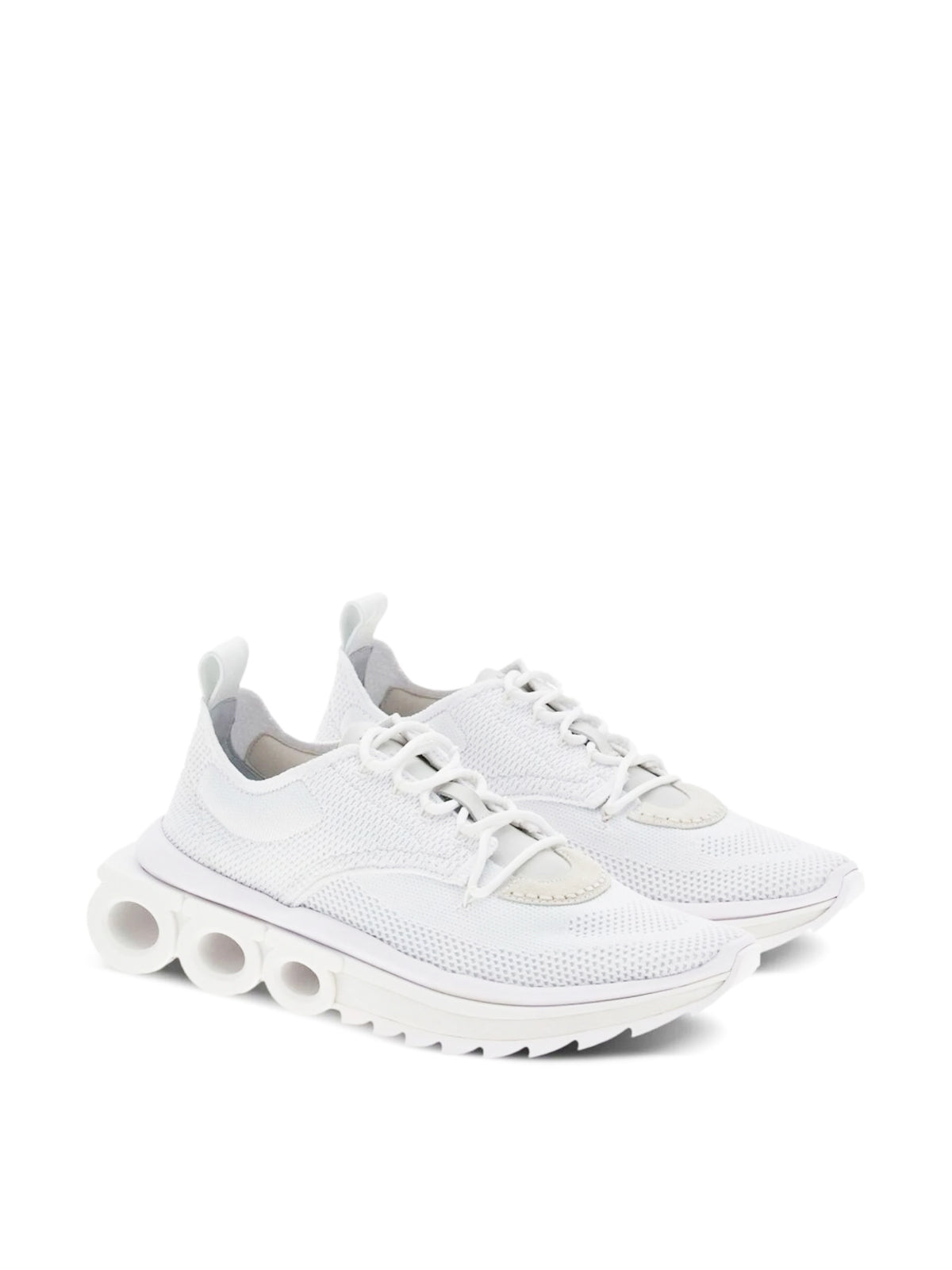 Ferragamo-OUTLET-SALE-Nima Gancini Logo Runner Sneakers-ARCHIVIST