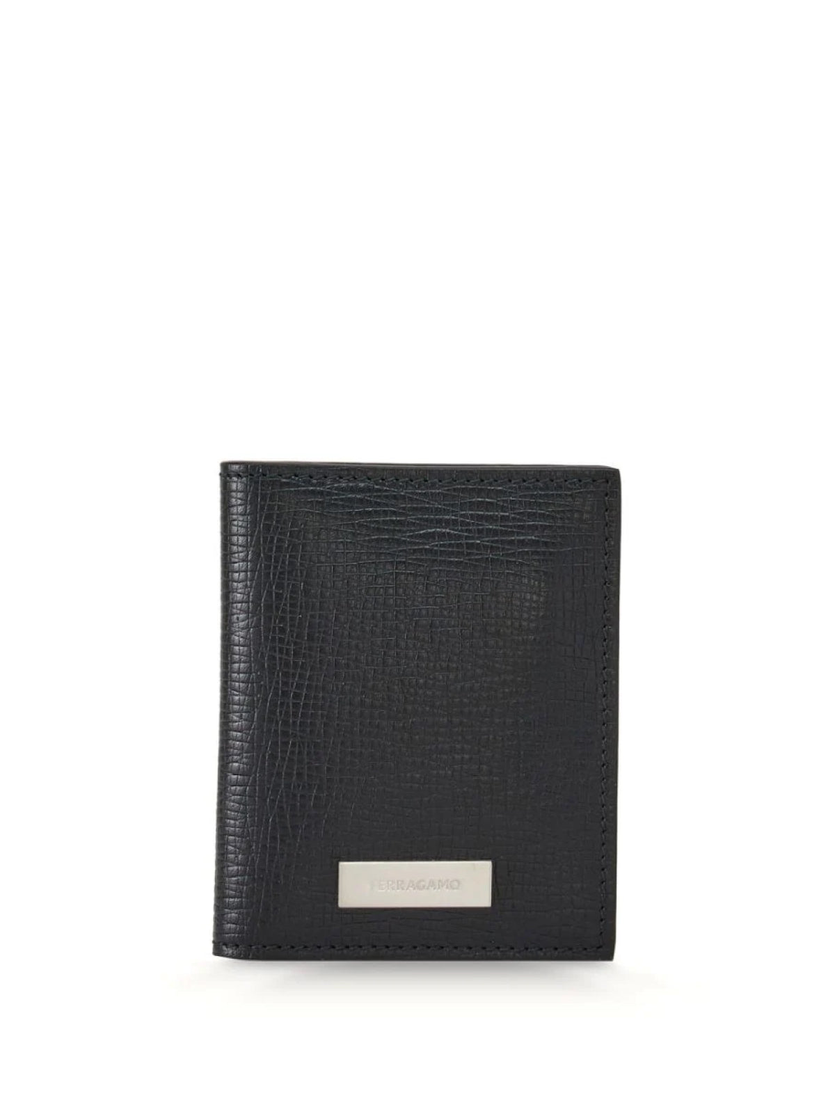 Ferragamo-OUTLET-SALE-Logo Plaque Card Wallet-ARCHIVIST