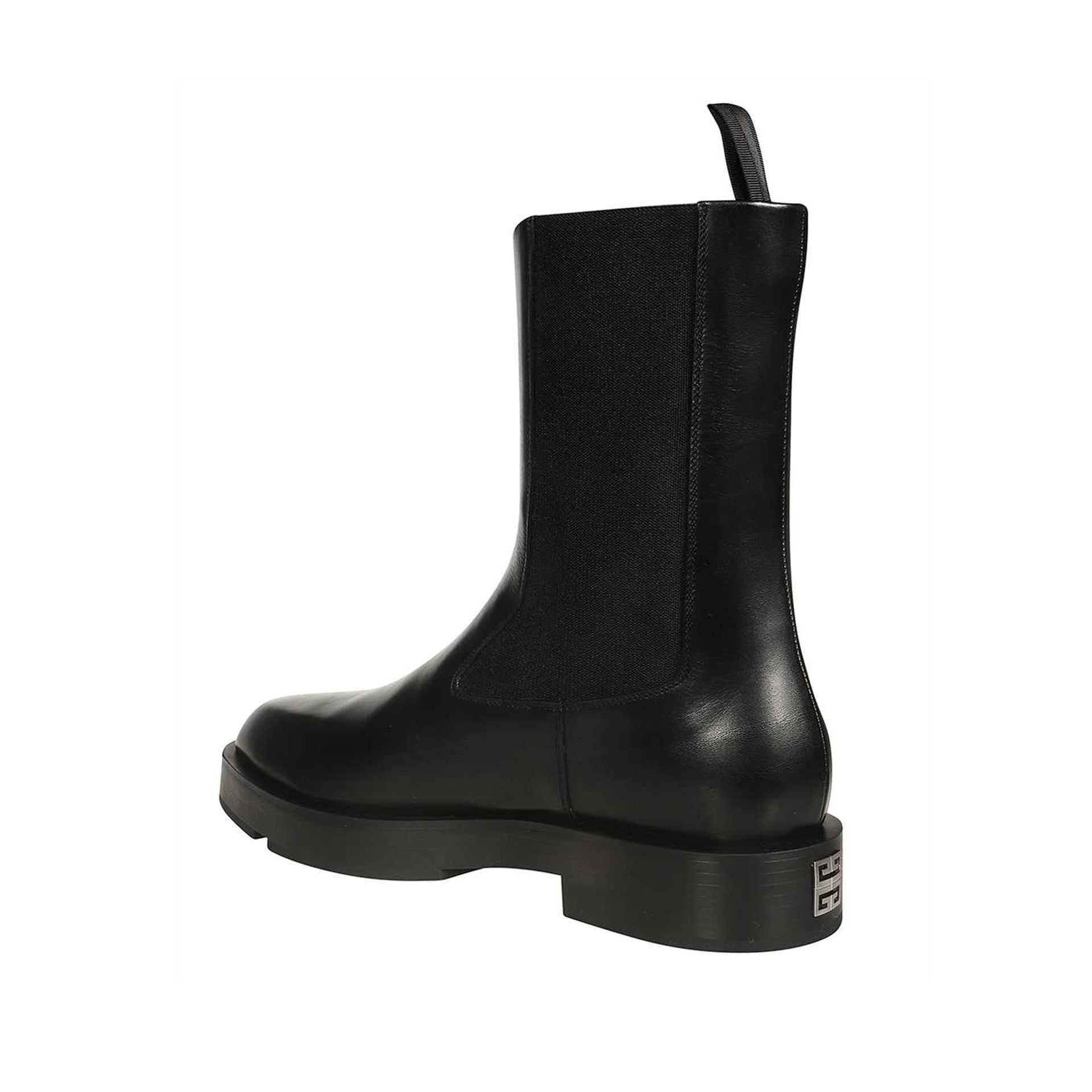 Givenchy-Givenchy Chelsea Leather Boots-MEN SHOES-Black-Deal-Outlet-by-ARCHIVIST
