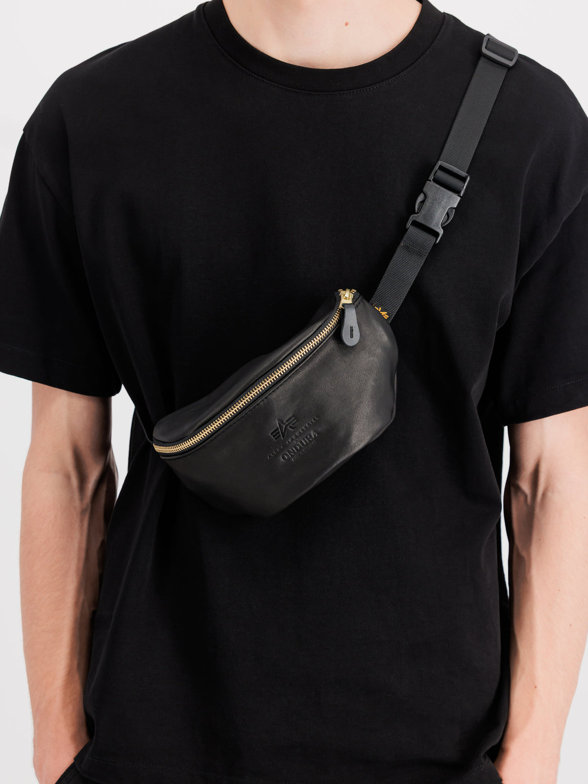 ALPHA x ONDURA Leather Hip Bag