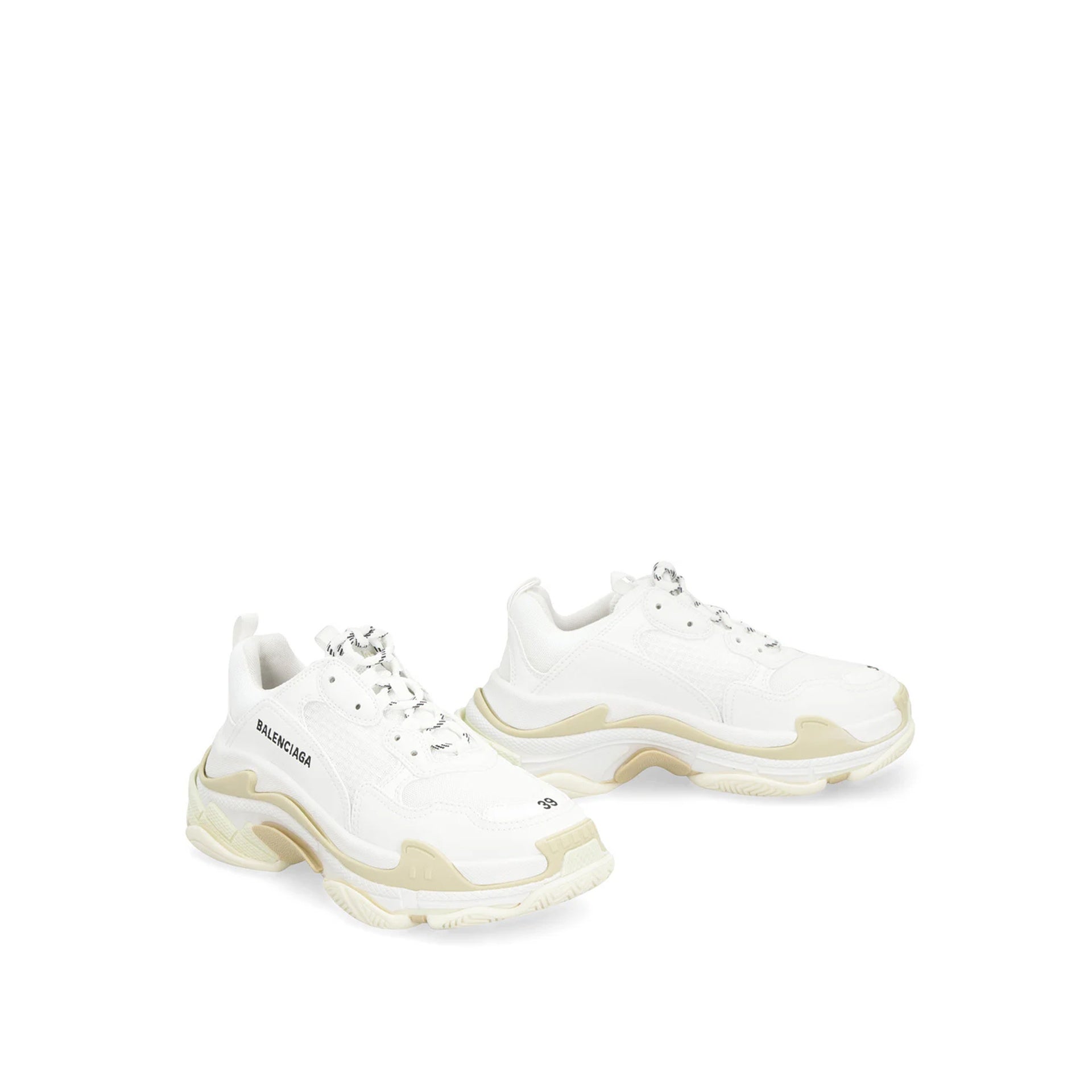 Balenciaga-Balenciaga Triple S Low-Top Sneakers-WOMEN SHOES-Black-Deal-Outlet-by-ARCHIVIST