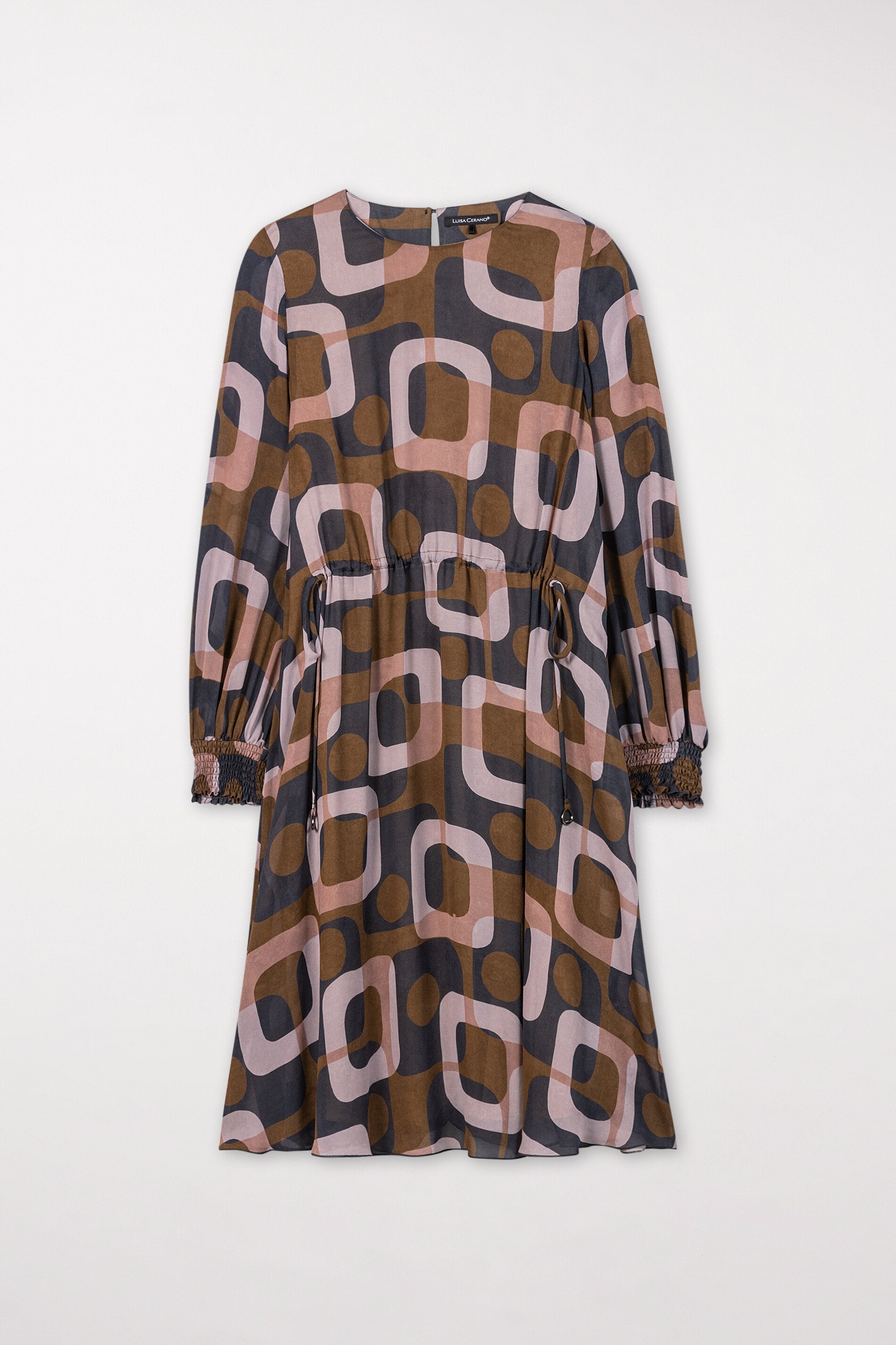 Kleid mit Midcentury-Print