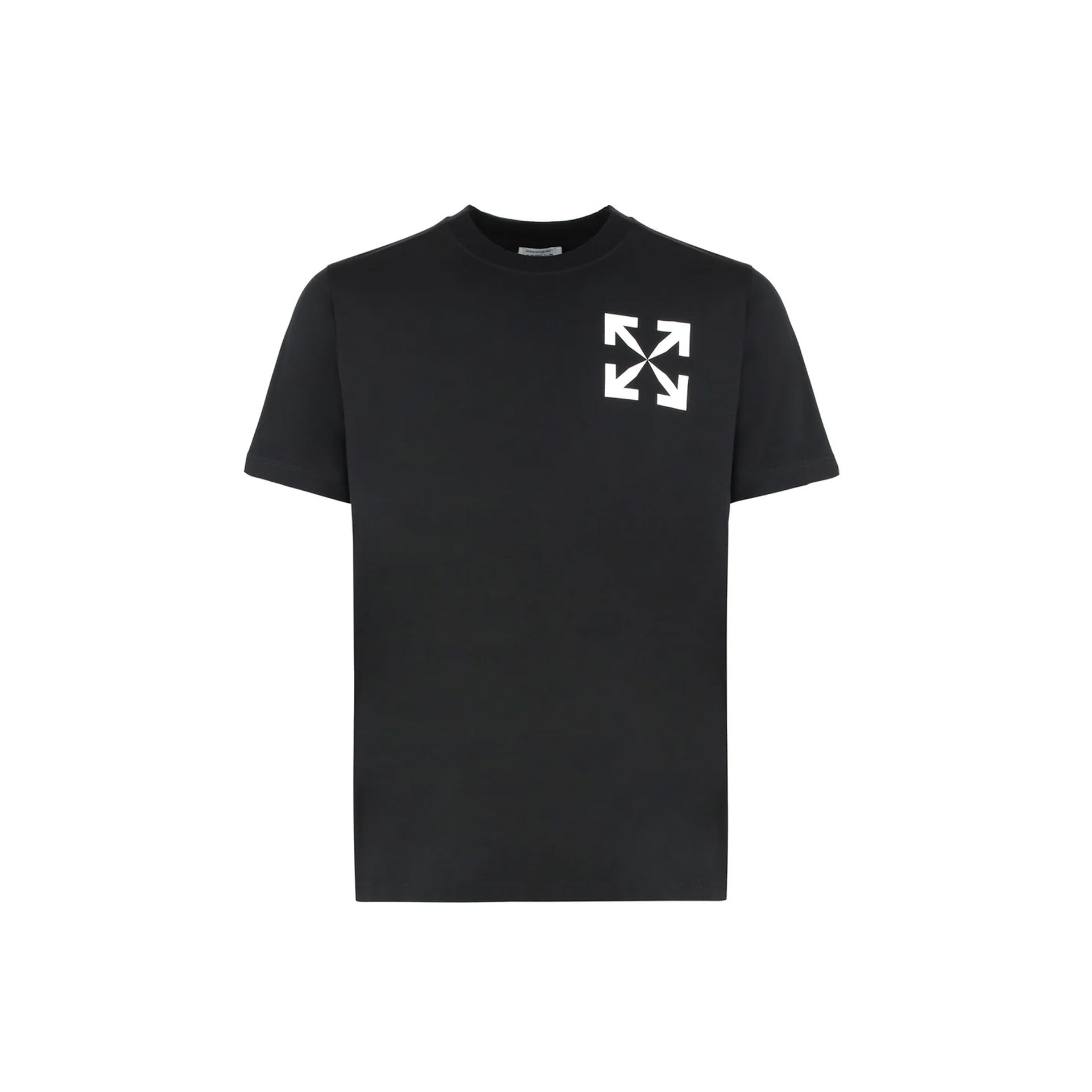 Off White-Off-White Logo T-shirt-MEN CLOTHING-Black-Deal-Outlet-by-ARCHIVIST