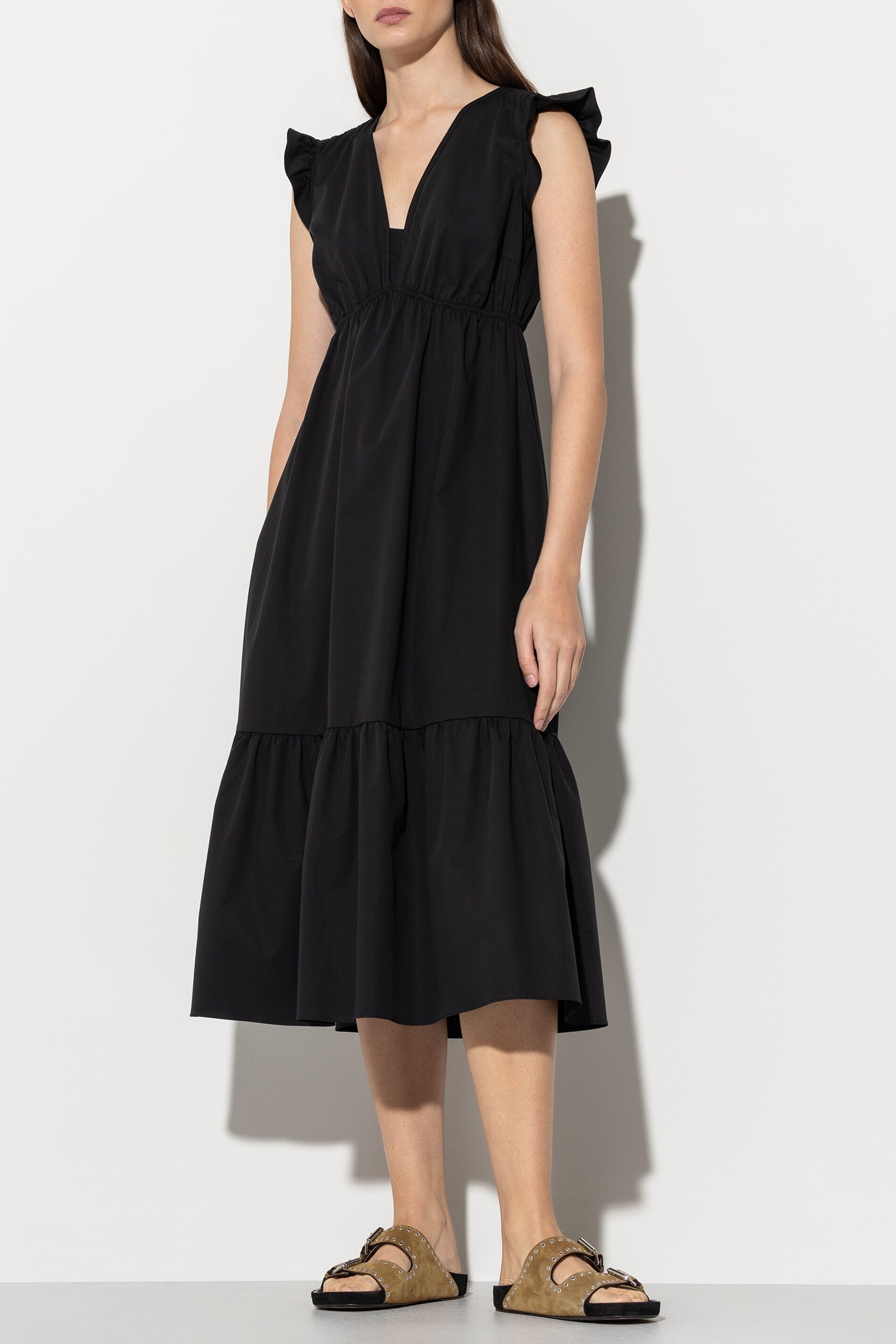 Volant-Kleid mit Cu-Sleeve