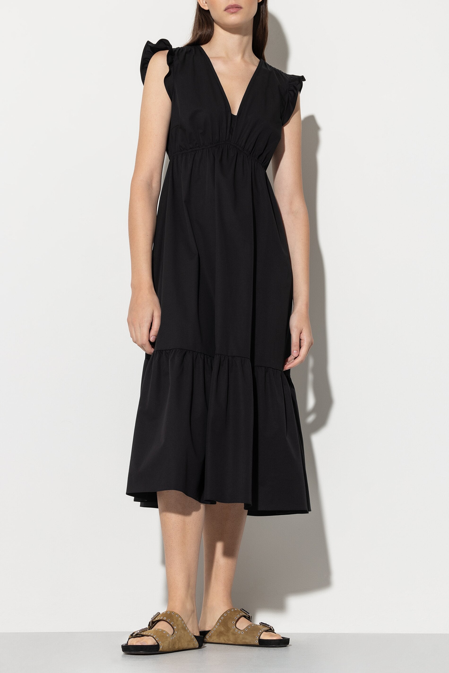 Volant-Kleid mit Cu-Sleeve