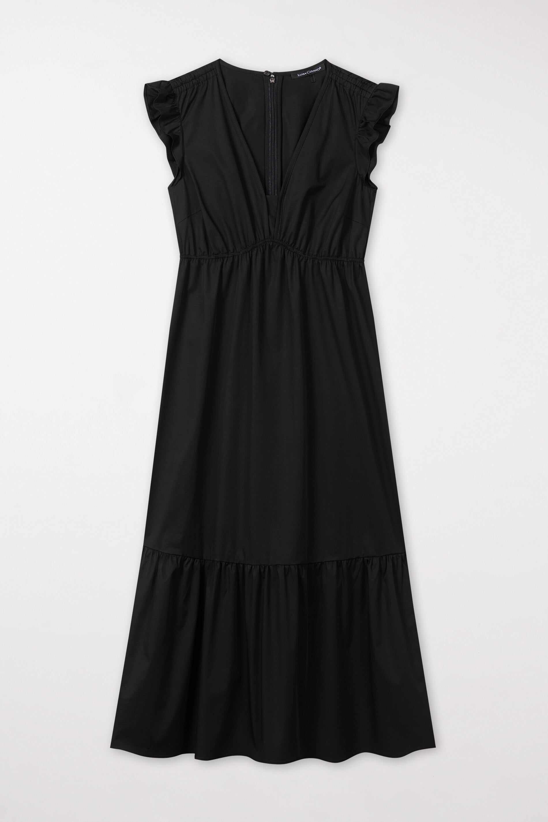 Volant-Kleid mit Cu-Sleeve