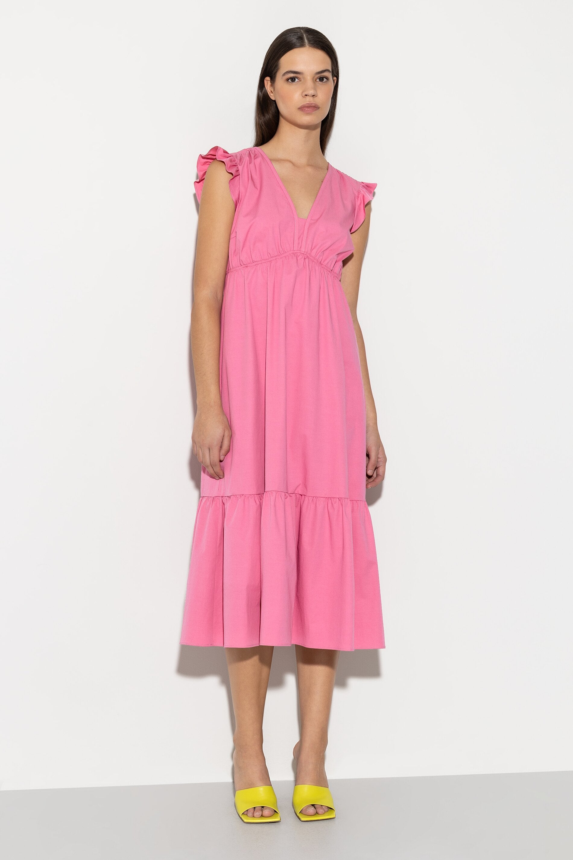 Volant-Kleid mit Cu-Sleeve