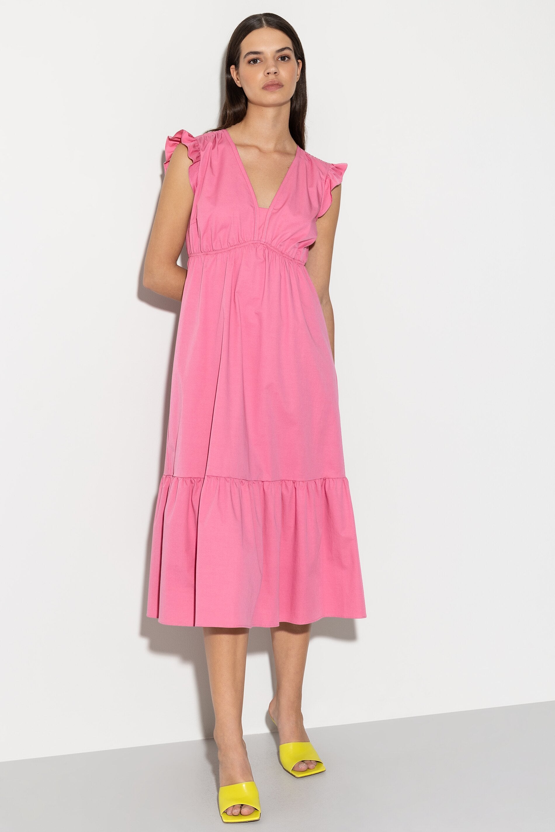 Volant-Kleid mit Cu-Sleeve