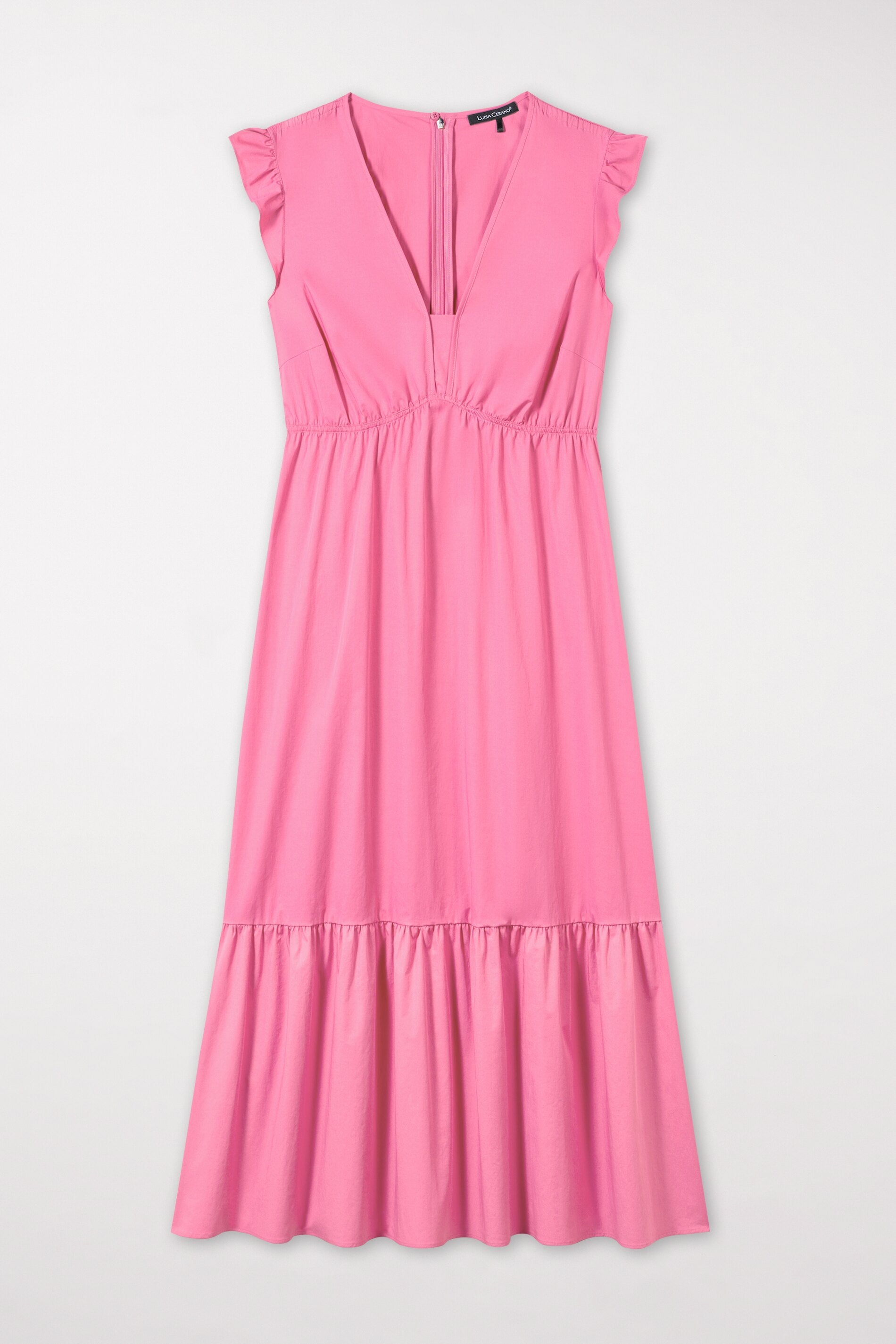 Volant-Kleid mit Cu-Sleeve