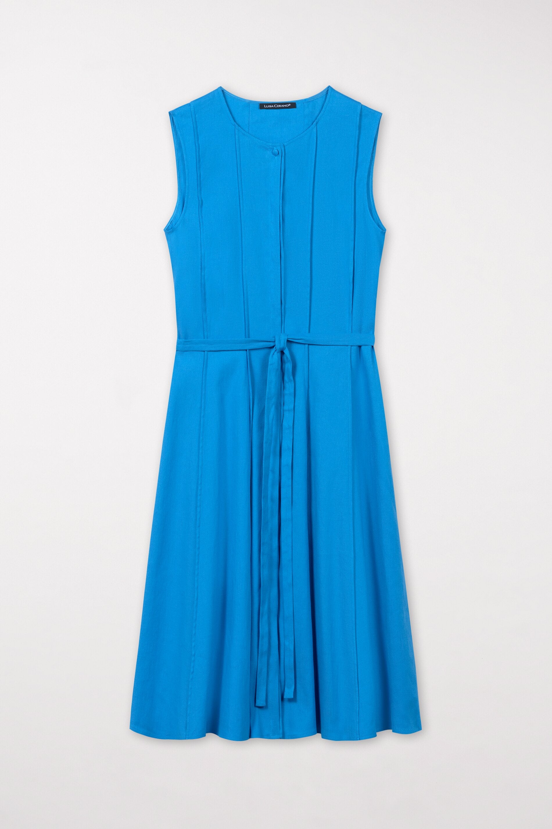 Kleid aus Leinen-Mix