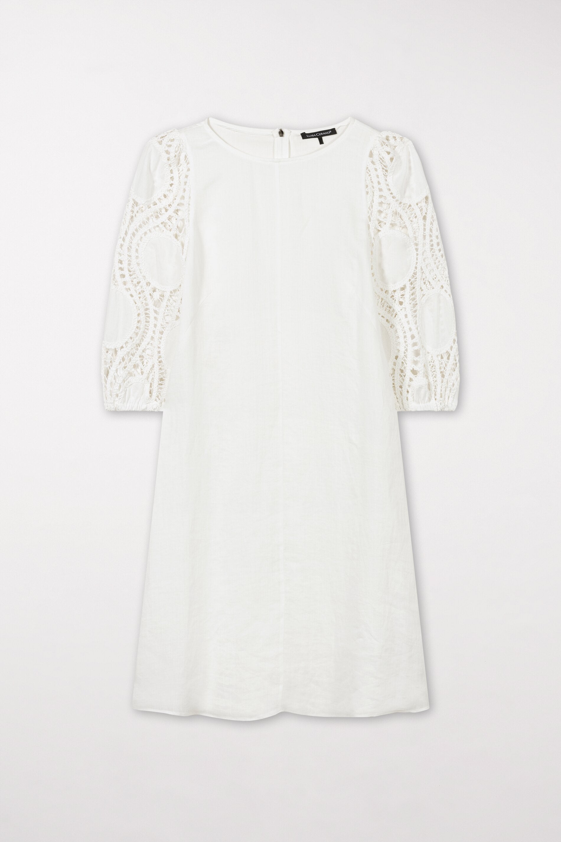 Robe avec détails en crochet