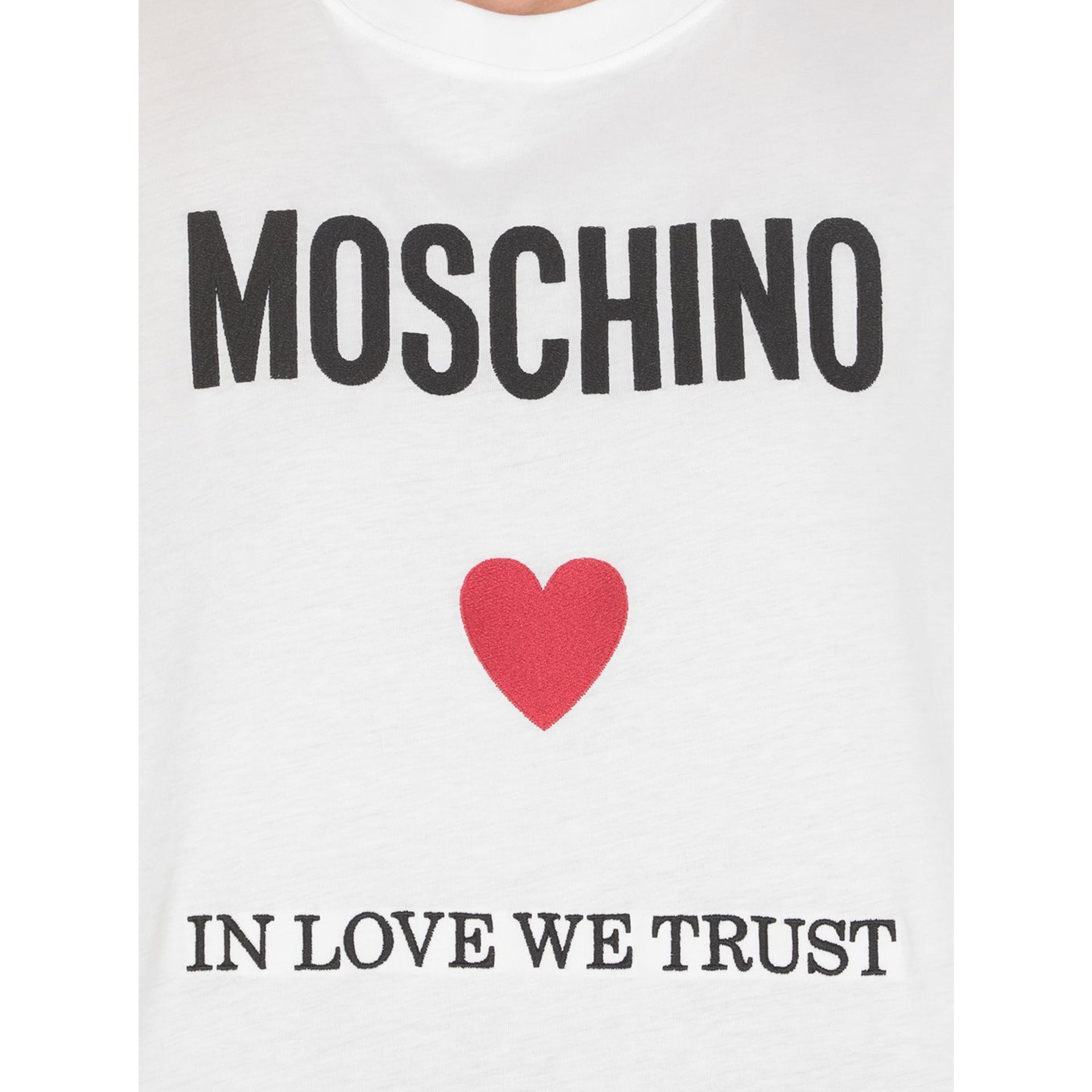 Moschino Couture-Moschino Couture In Love We Trust T-Shirt-WOMEN CLOTHING-Black-Deal-Outlet-by-ARCHIVIST