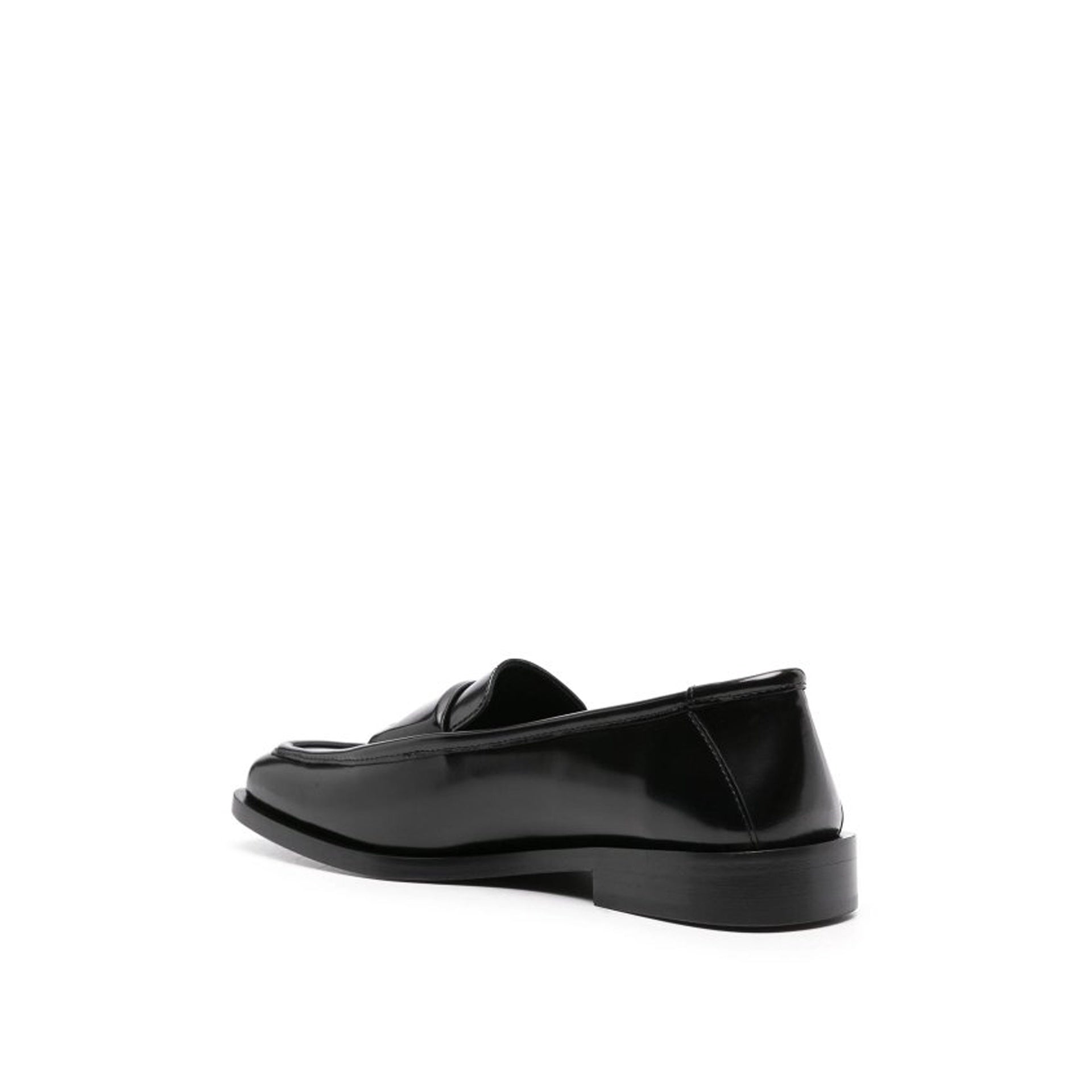 The Attico-The Attico Amanda Leather Loafers-WOMEN SHOES-Black-Deal-Outlet-by-ARCHIVIST