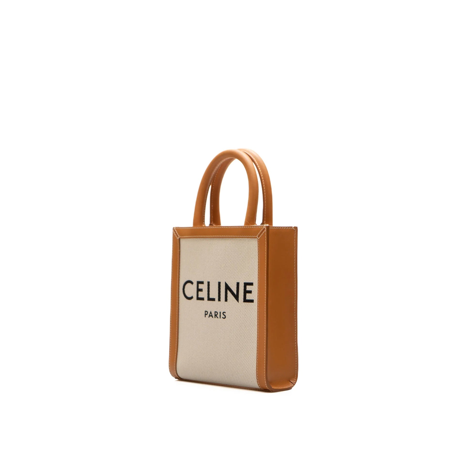 Celine Mini Cabas Logo ShouLder Bag