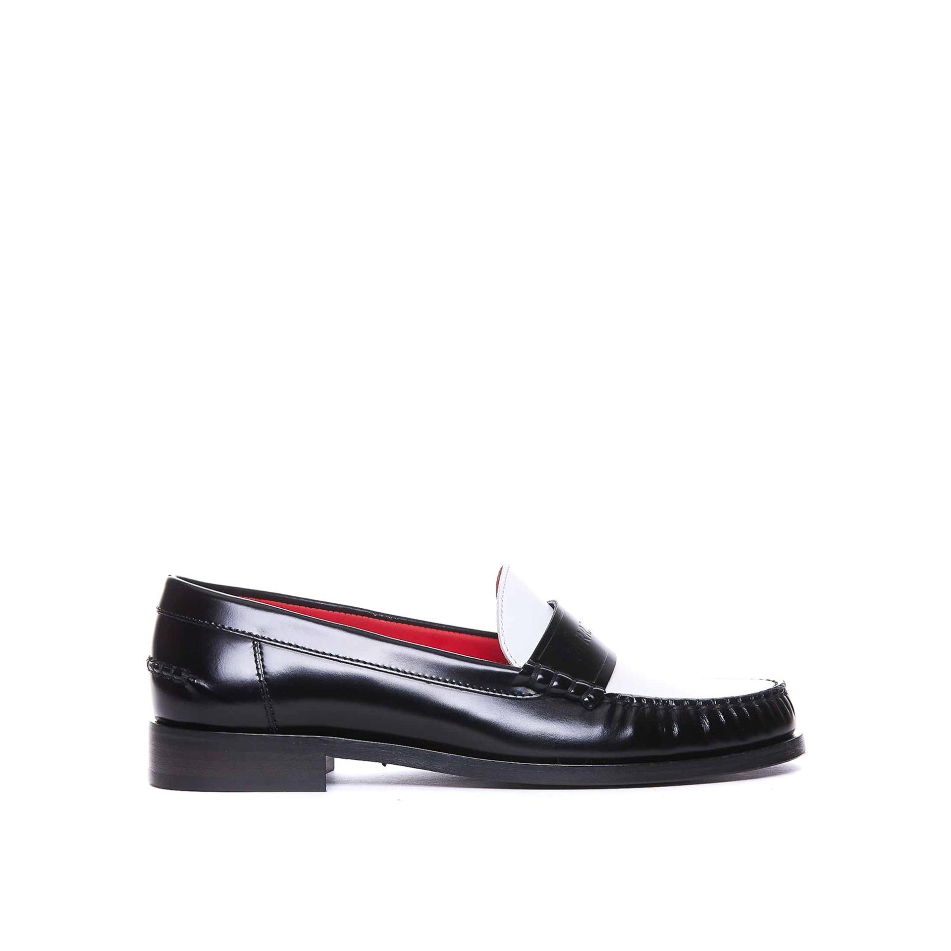 Salvatore Ferragamo-Salvatore Ferragamo Irina Leather Loafers-WOMEN SHOES-Black-Deal-Outlet-by-ARCHIVIST