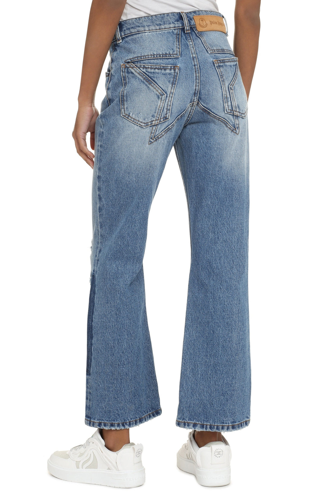 Moncler Genius-OUTLET-SALE-8 Moncler Palm Angels - 5-pocket straight-leg jeans-ARCHIVIST